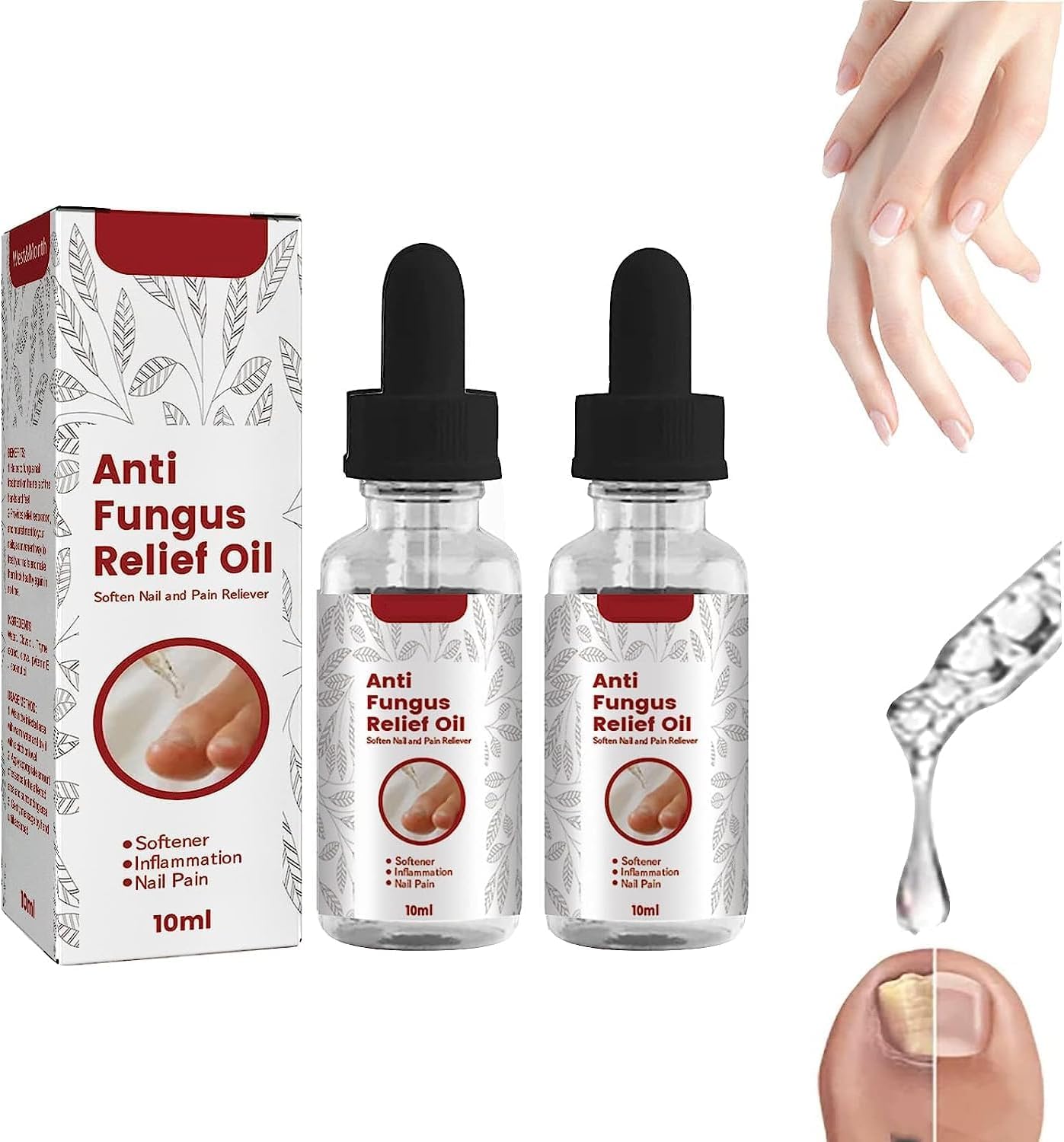 2PCS Japanese Nail Renew Rapid Relief Oil, Ingrowth Toenail Correction Treatment Oil, Extra Strong Nail Repair Set, Nail Growth and Strengthening Serum, Natural Ingrown Toenail Repair