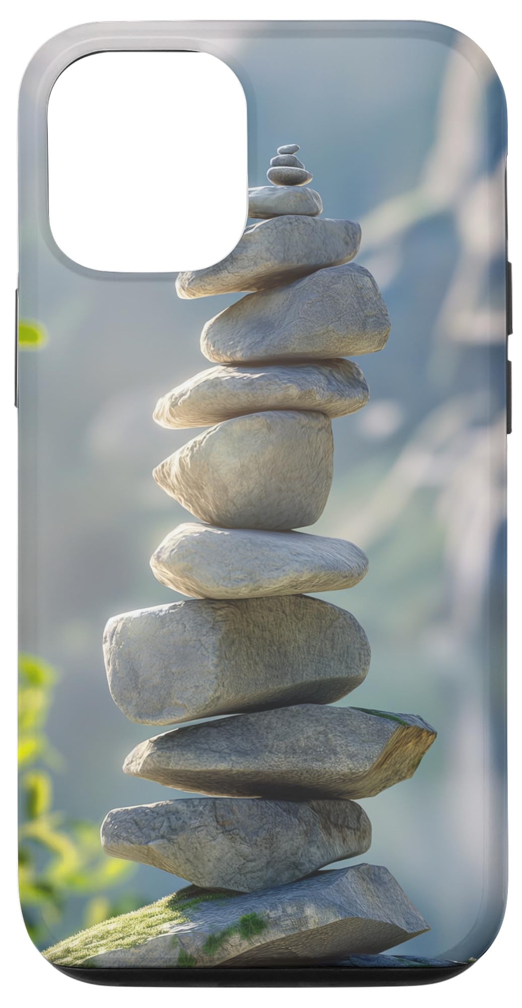 iPhone 14 Pro Yoga Stones Meditation Stone Balancing Case