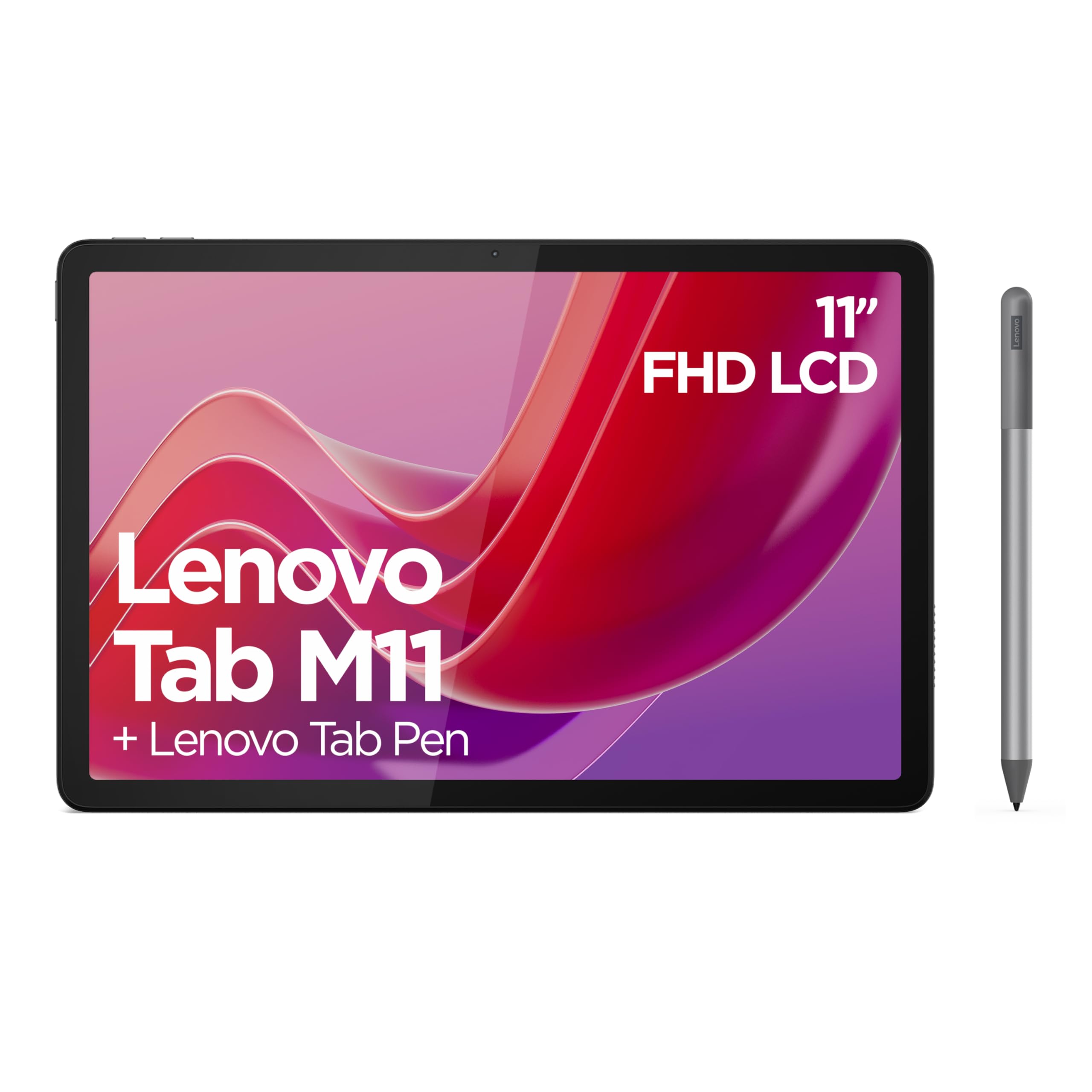 Lenovo Tab M11 Android Tablet | 11 Inch Full HD 1200p | 128 GB | Lenovo Tab Pen | WiFi | 4 GB RAM | Luna Grey | Designed for Portable Entertainment