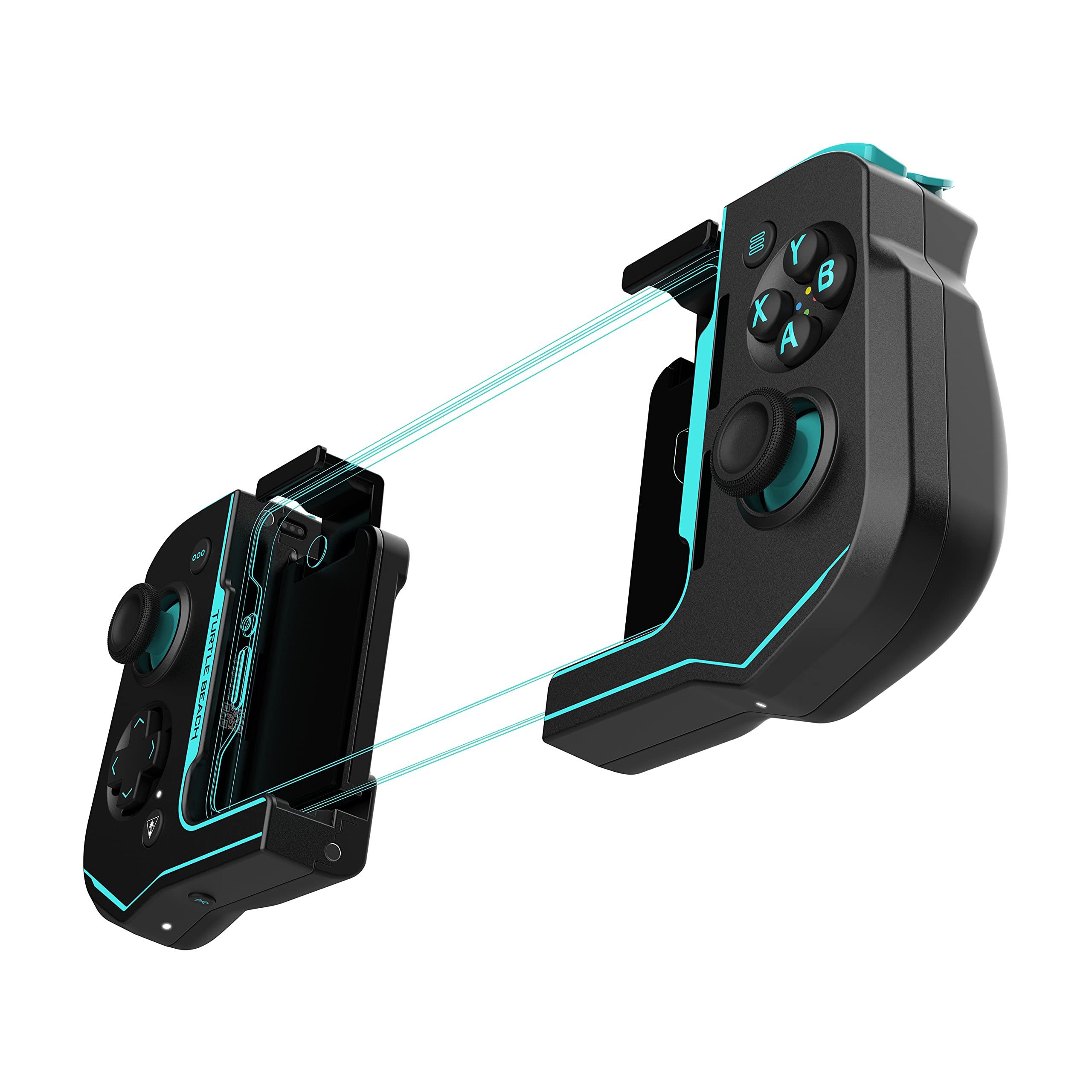 Turtle Beach Atom Mobile Gaming Controller for Android 8.0+ Devices with Bluetooth 4.2 – Black/Teal