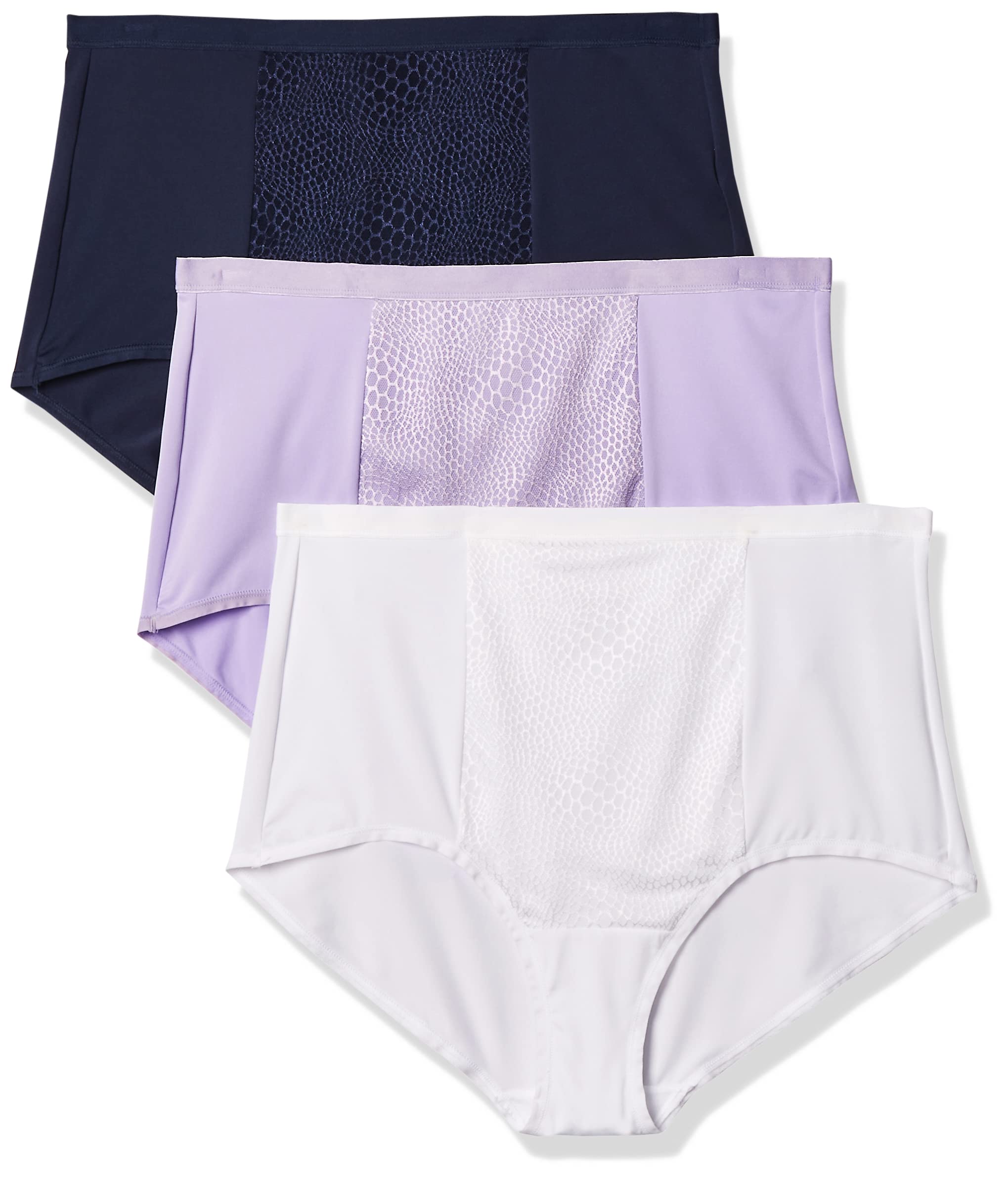 Warner'sWomen's Blissful Benefits Tummy-Smoothing Comfort Microfiber Brief 3-Pack Rs4433w