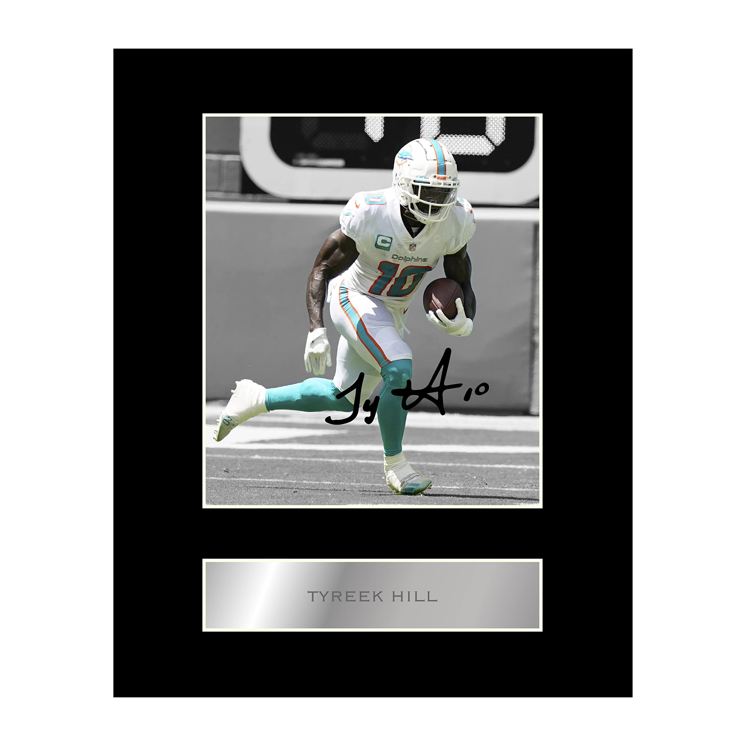 GenericTyreek Hill Pre Printed Signature Signed Mounted Photo Display #11 Printed Autograph Picture