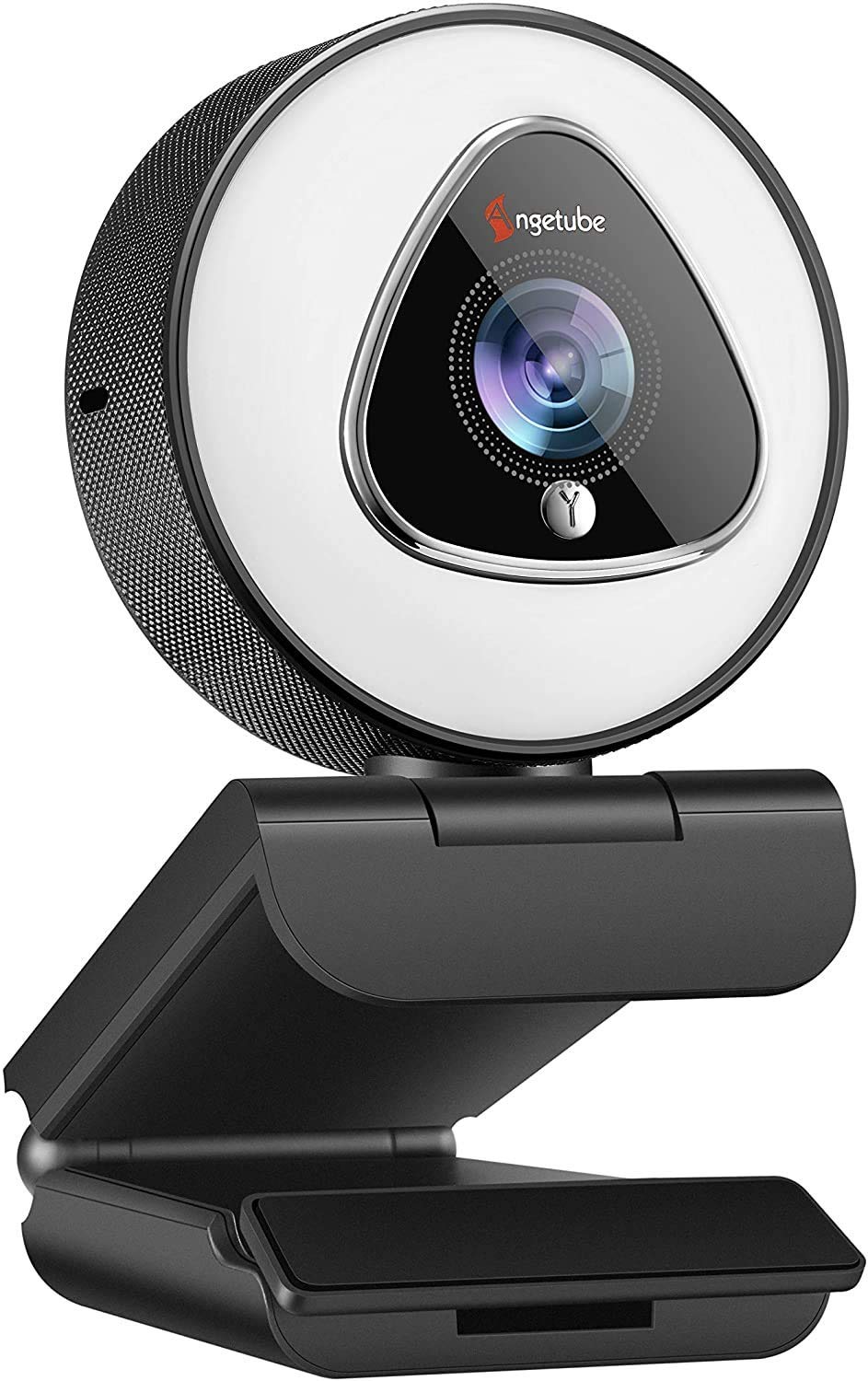 Streaming Webcam with Light - 1080P Autofocus HD USB Gaming Web Camera with Microphone for Computer Laptop Angetube Digital Zoom PC Camera for Desktop|Mac|Windows|Xbox|Twitch|Skype|Google Meet|Zoom