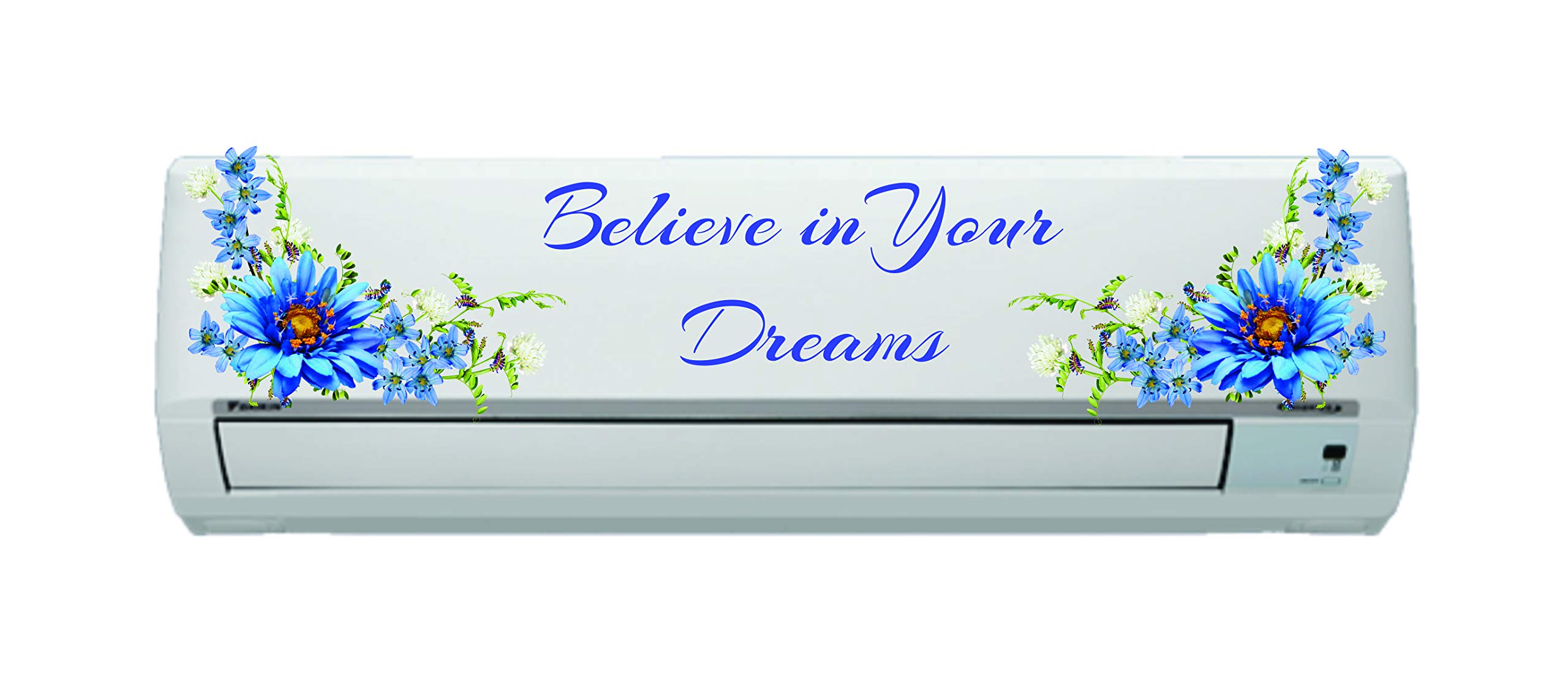 Decor Villa™ PVC Vinyl Believe in your dream 3D Wall Sticker JUST Peel & Stick New Modern Art & Trendy Wall Stickers for Home Decoration, Living Room,Office Bedroom etc Size- 38 CM X 38 CM, Multicolor