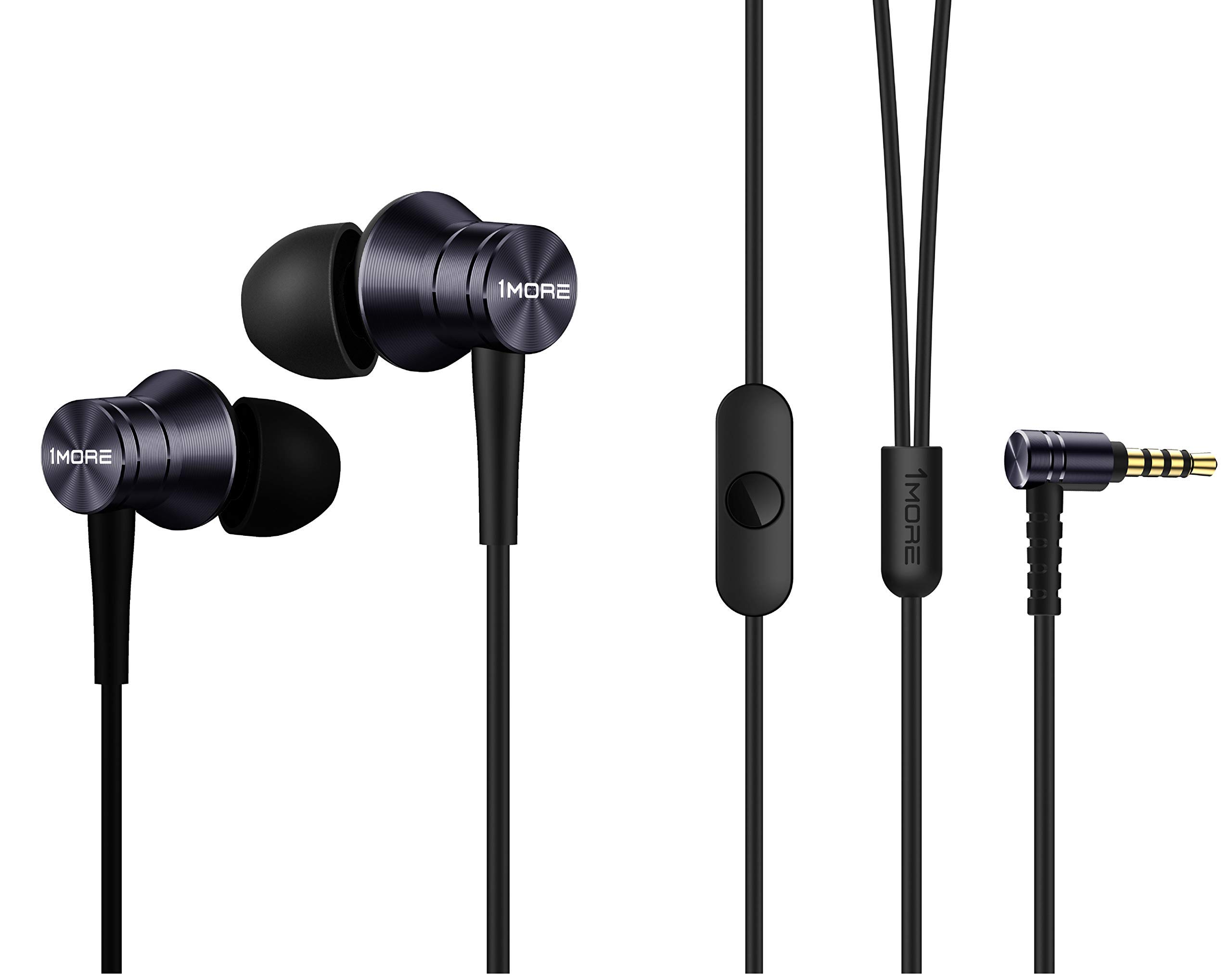 1MORE­ E1009 Piston Fit in-Ear Headphones with Microphone Black