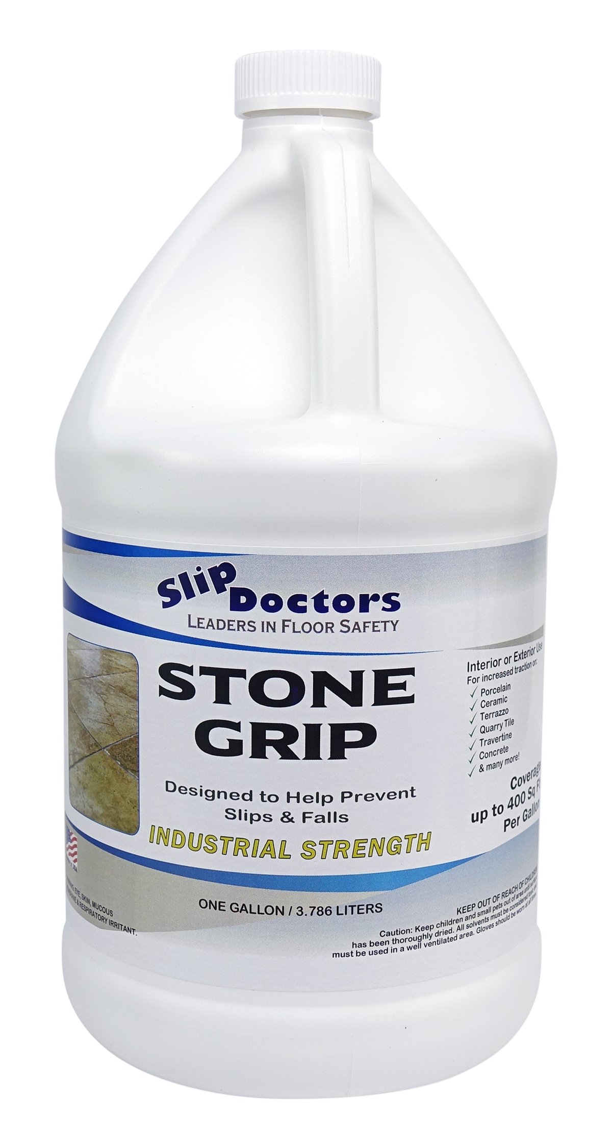 Stone Grip - Slippery Pool Deck and Non-slip Tile Treatment Gallon