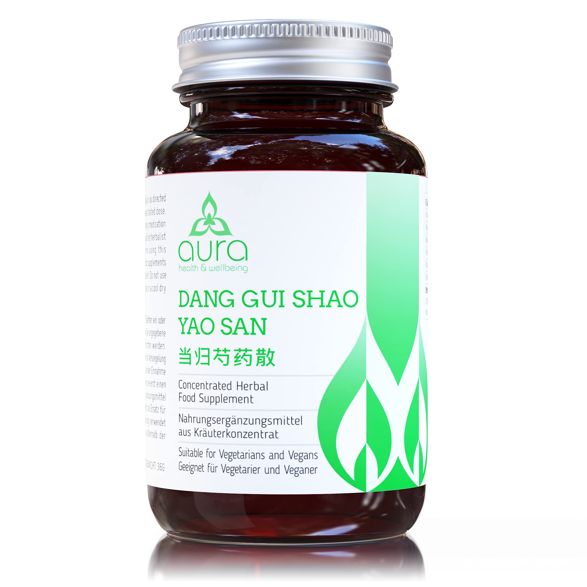 Dang GUI Shao Yao San 当归芍药散 (White Peony & China Root), 5:1 Concentration Ratio, 4-9x More Concentrated Than Other Brands, Vegan Friendly, Gluten-Free, Non-GMO, Authentic Natural Herbs, 60 Tablets