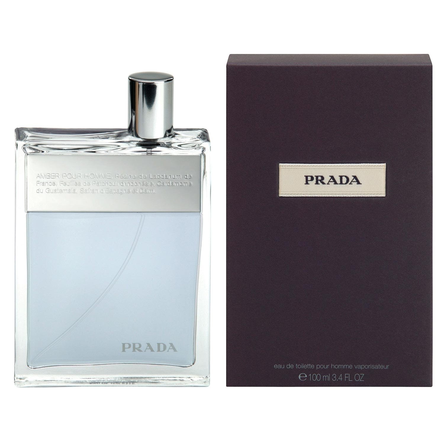 Prada Amber Pour Homme Eau De Toilette for Men, 100ml