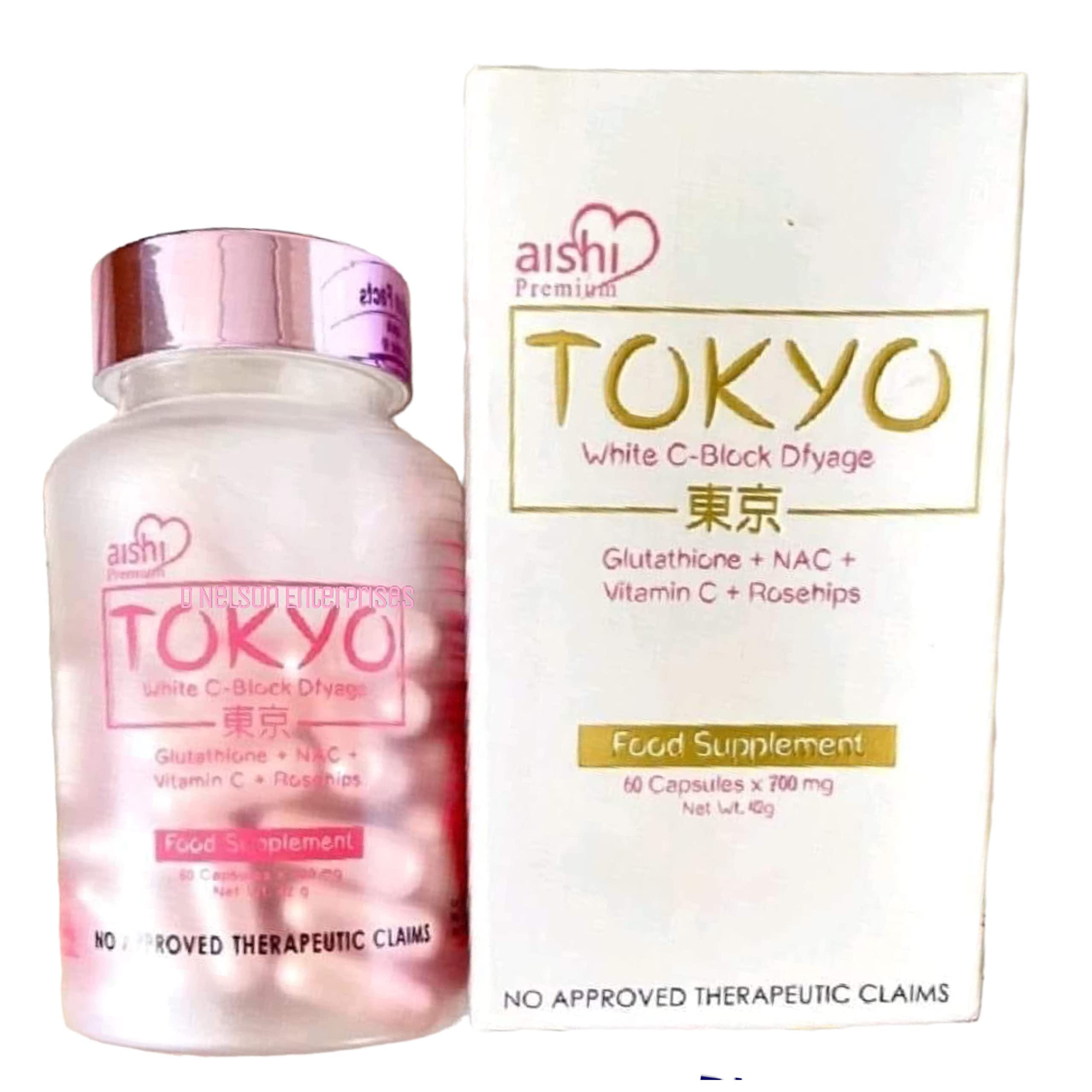 Tokyo White C-Block Dyfage Glutathione, 60 Capsules