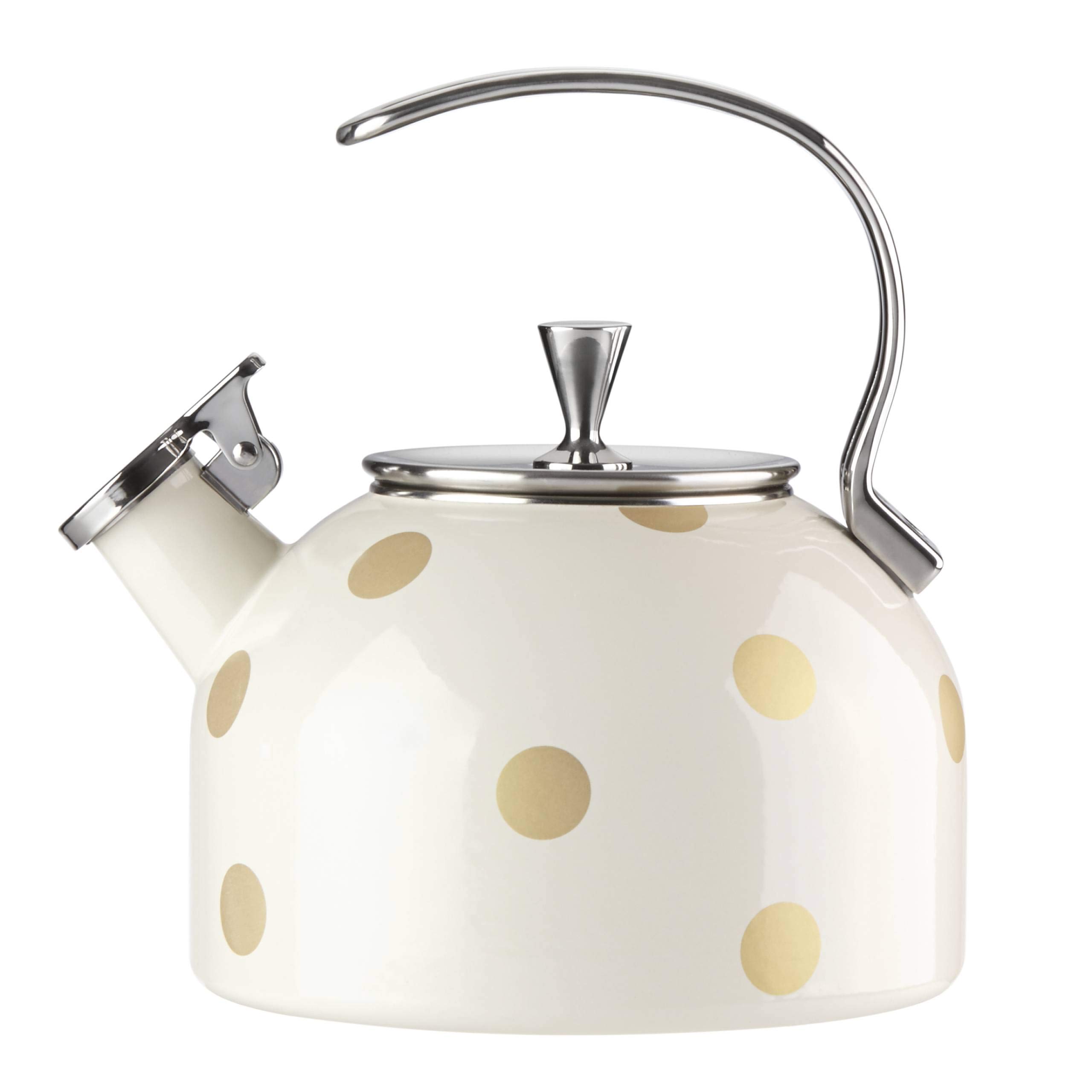 Kate Spade Dot Kettle, 3.65 LB, Gold Deco