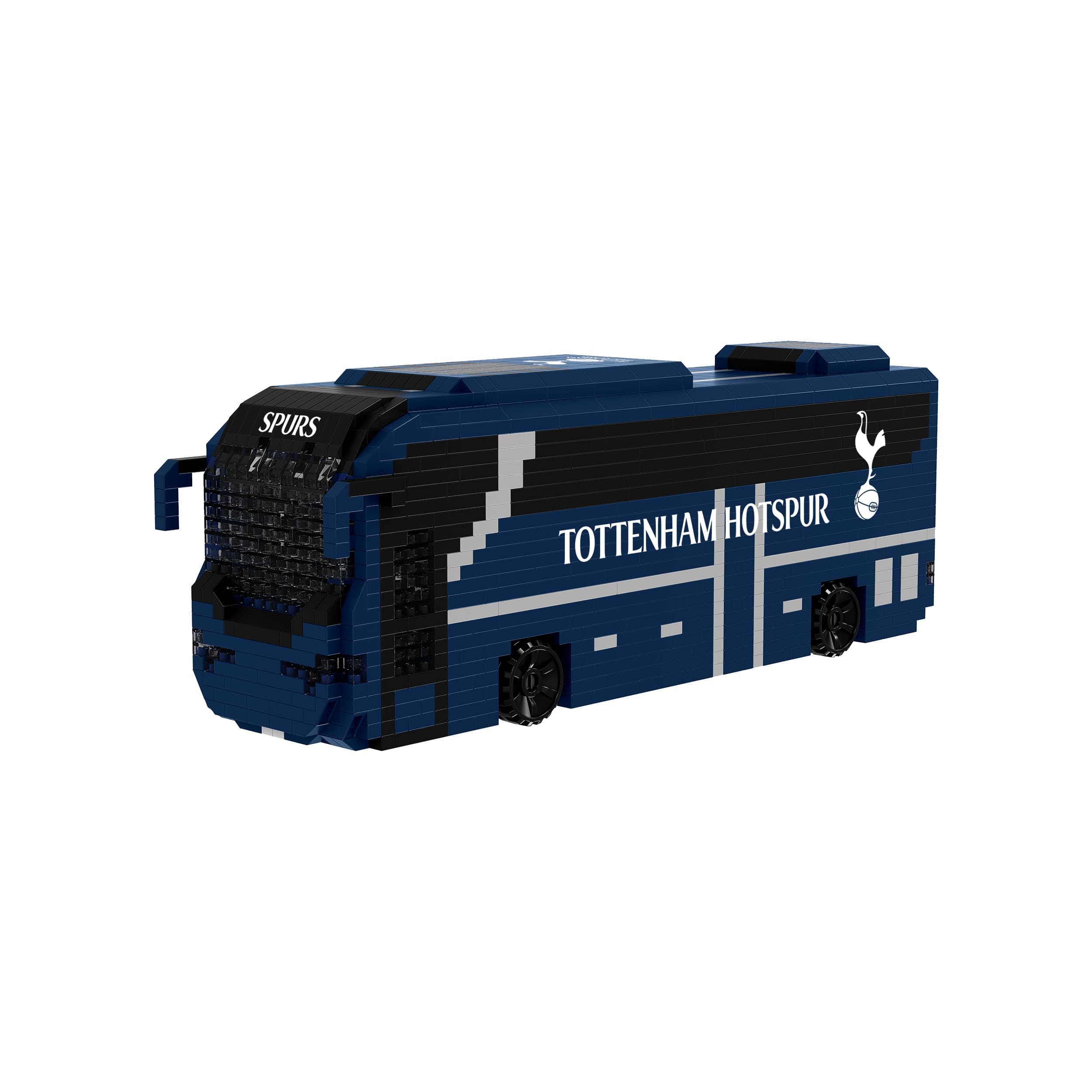 FOCO Officially Licensed Tottenham Hotspur FC Football BRXLZ Bricks 3D Coach Toy Model - Premier League Construction Toy - 1347 Pieces - Ages 12+ - Sports Merchandise