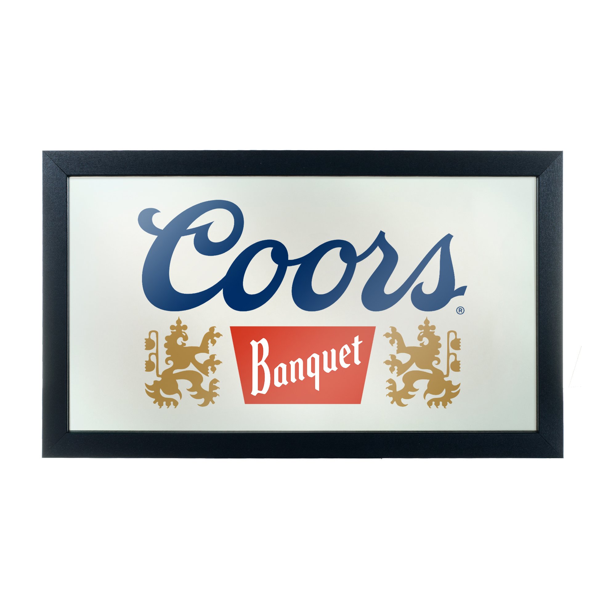 Trademark Global Coors Banquet Framed Logo Mirror