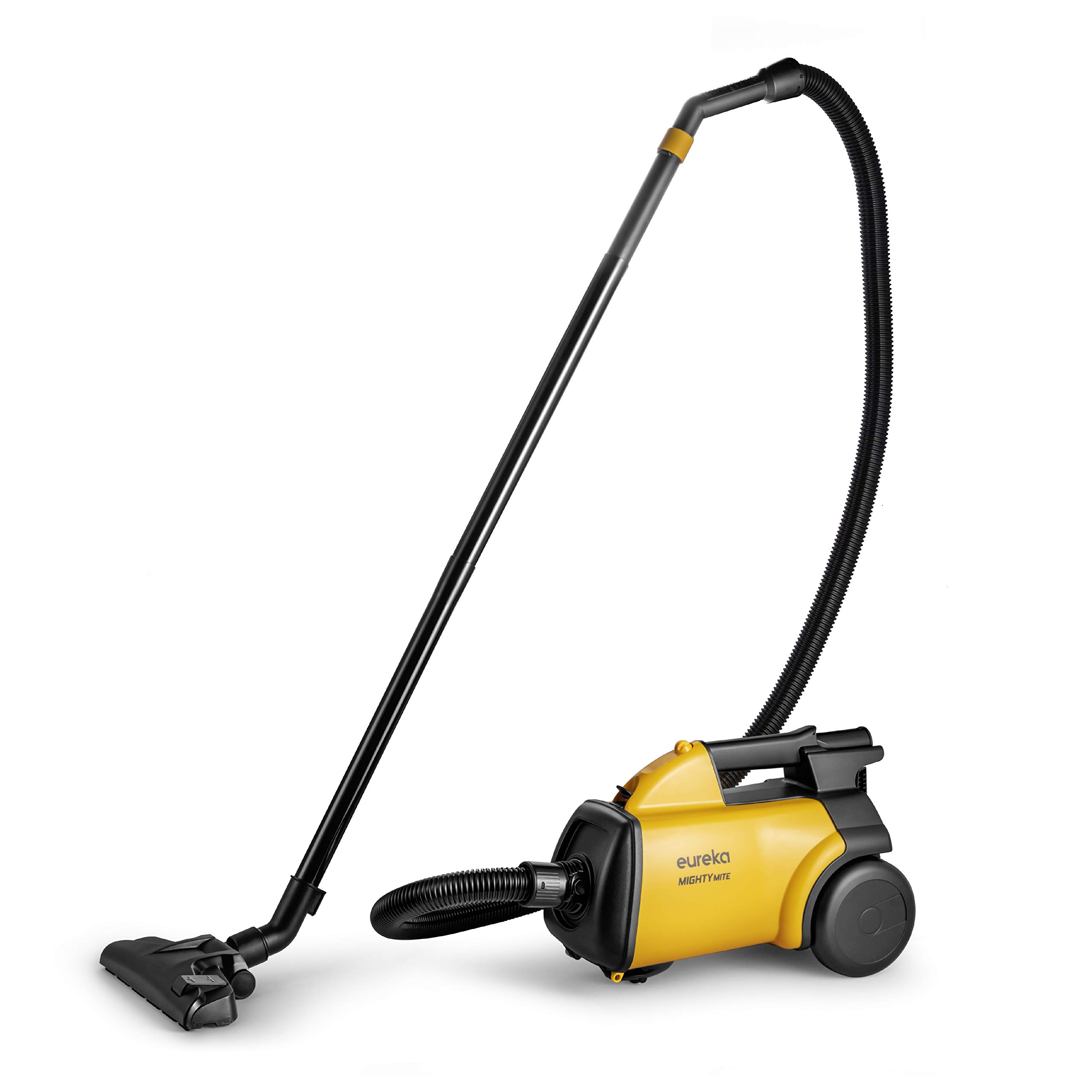 Eureka3670M Canister Cleaner, Lightweight Powerful Vacuum for Carpets and Hard floors, w/ 5bags,Yellow