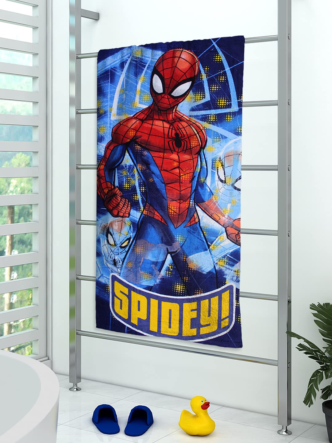 Athom TrendzMarvel Spidey 350 GSM 100% Cotton Kids Bath Towel 60x120 cm