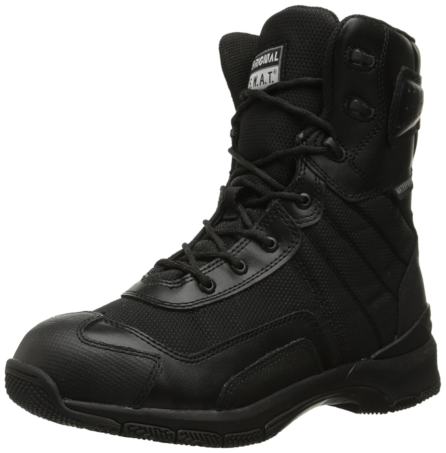 Original S.W.A.T. Men's H.A.W.K. 9" Side Zip EN Black Military & Tactical Boot, 9 2E US