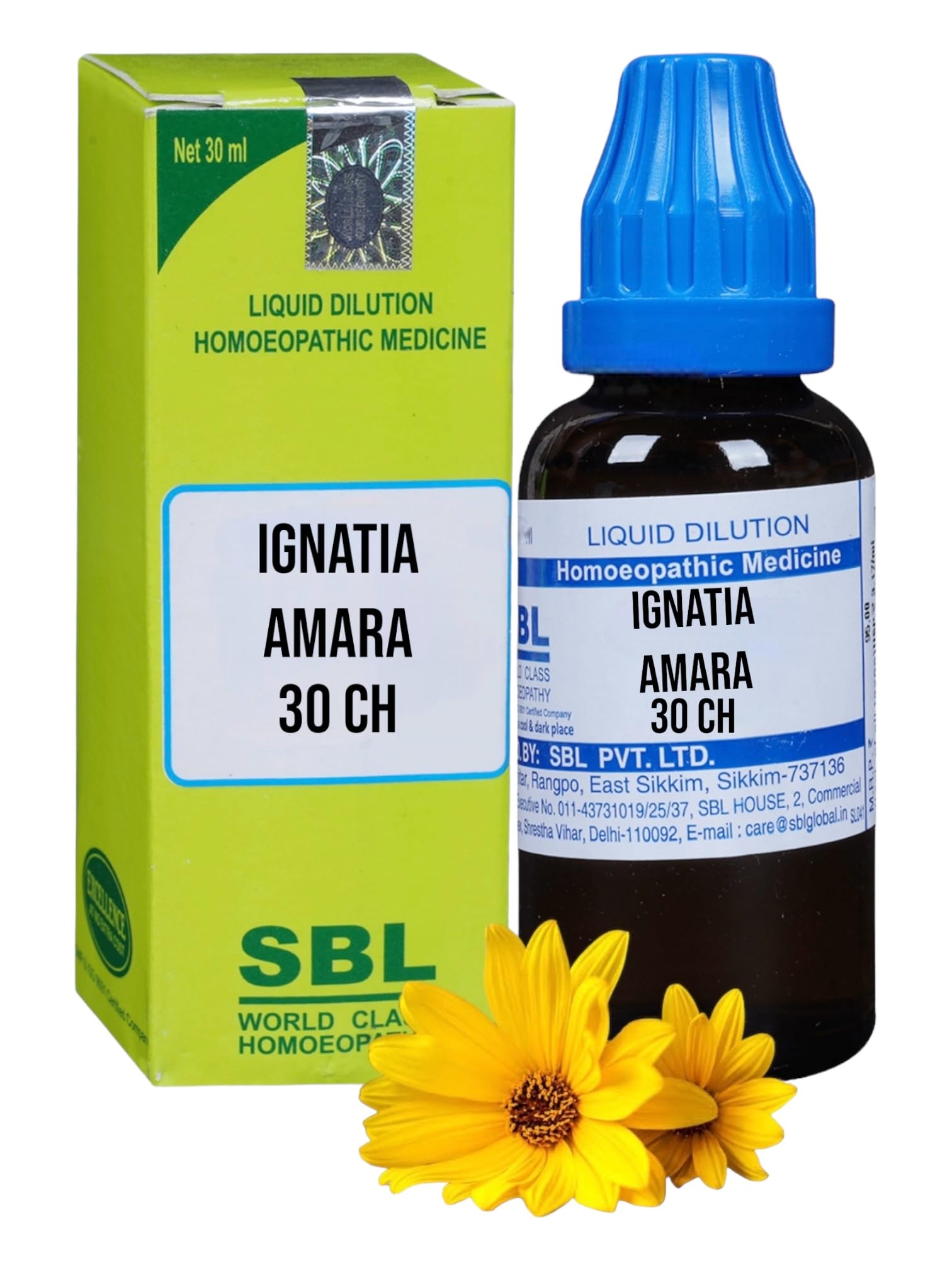 SBL Ignatia Amara 30 Homeopathic Medicine - Set of 1 Bottle