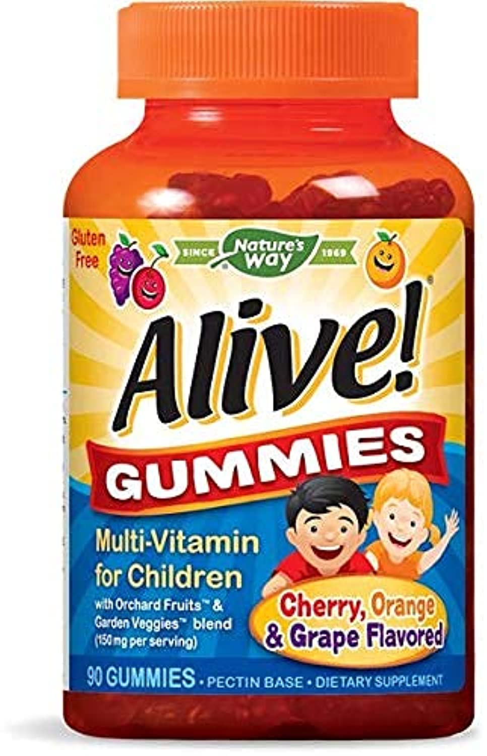 Nature's WayChildren's Alive Gummies Multi-Vitamin (Natural Orange & Berry)