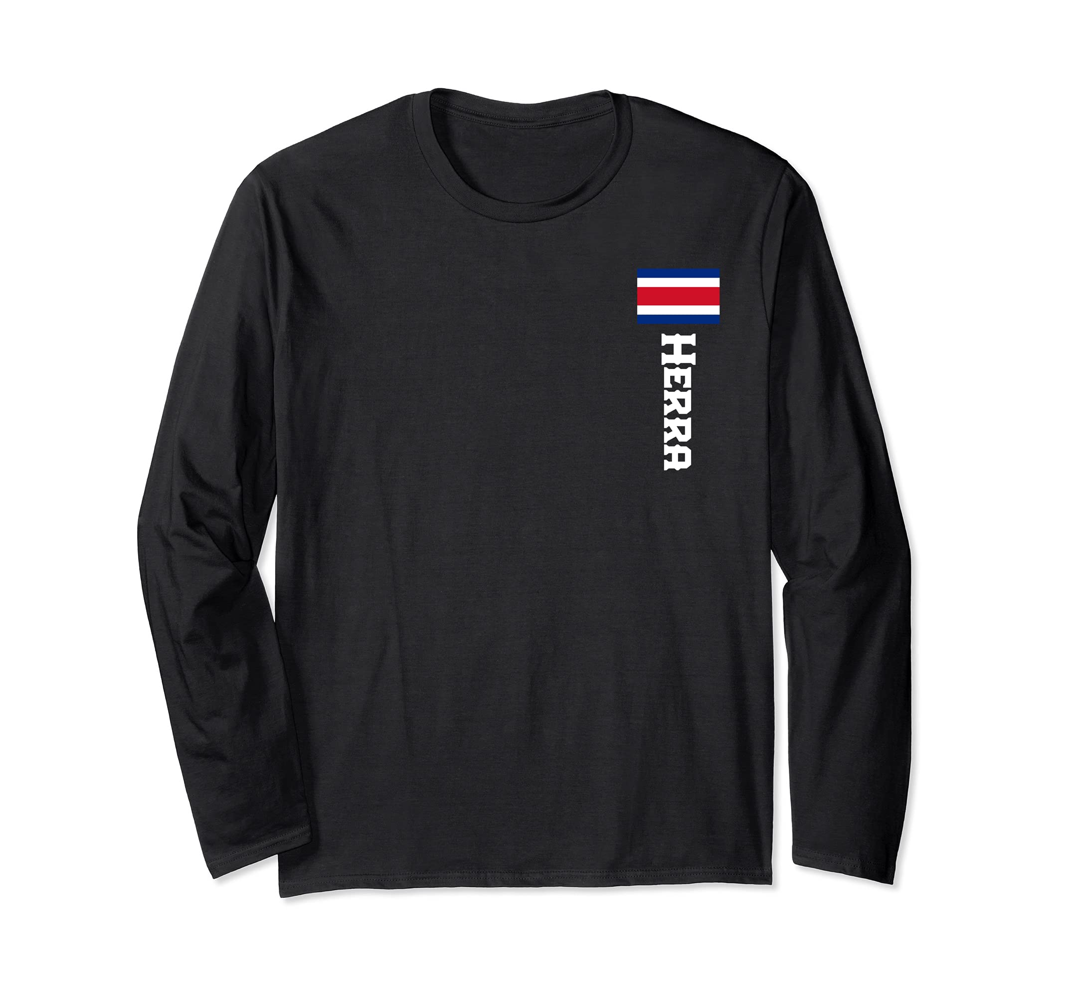 Herra Last Name Costa Rica Shirt For Men, Women, Kids Long Sleeve T-Shirt