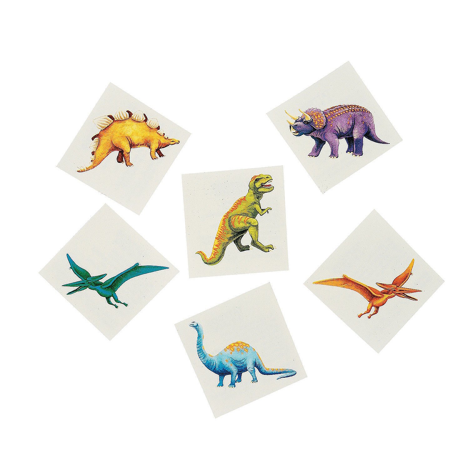 Fun ExpressCool Dinosaur Tattoos (6 Dozen)