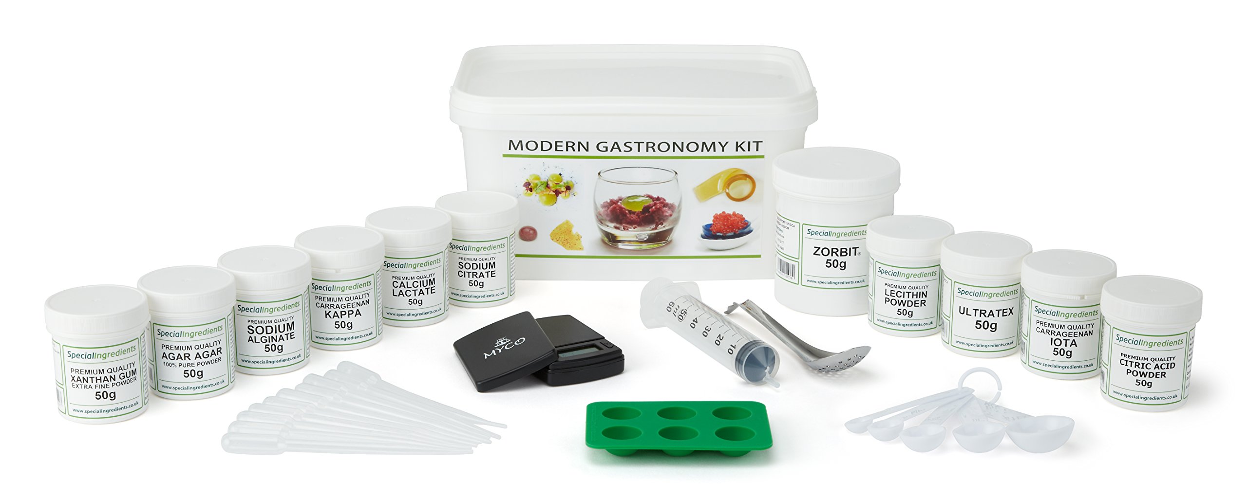 Special Ingredients Modern Gastronomy Kit (Ultimate Molecular Gastronomy and Modernist Cuisine Kit)