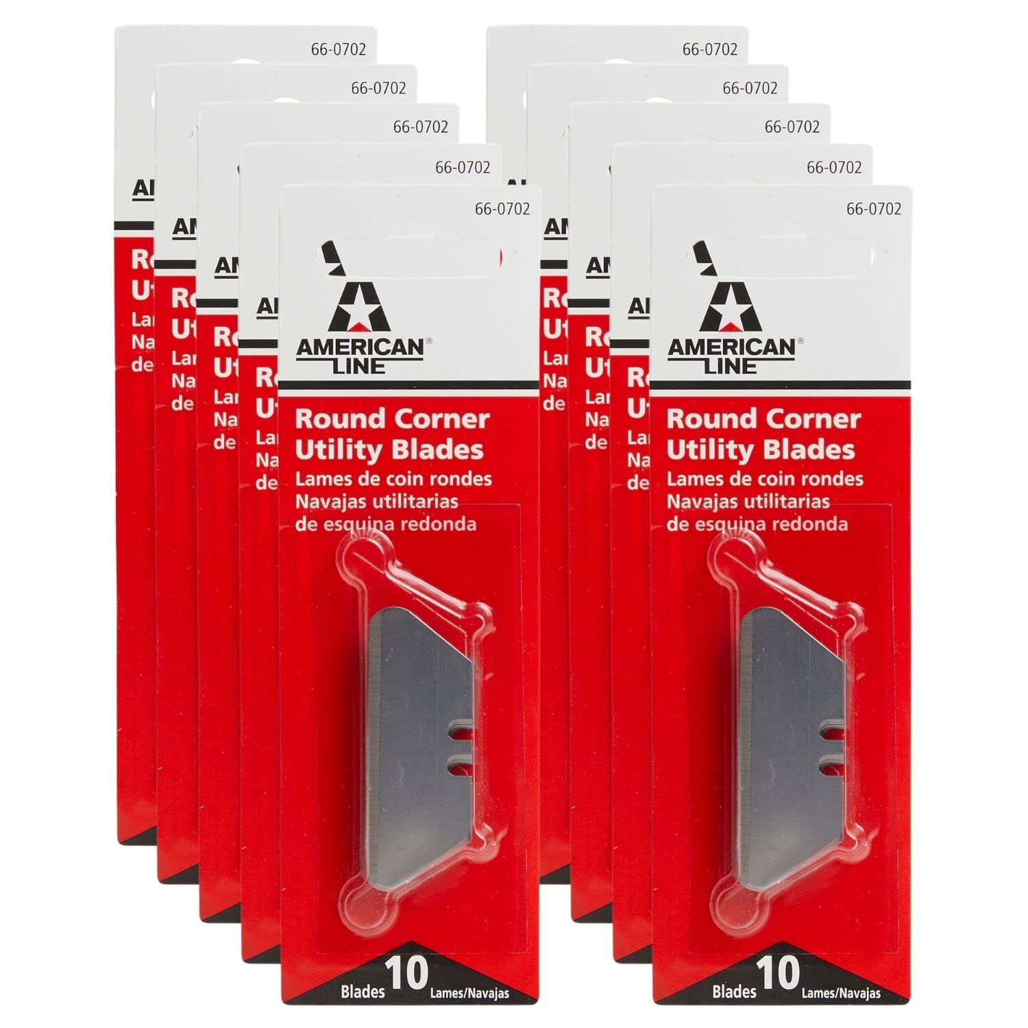 American Line Single Edge Razor Blades - 1000-Blades - 0.012" Heavy Duty High Carbon Steel for Extra Durability and Long Life