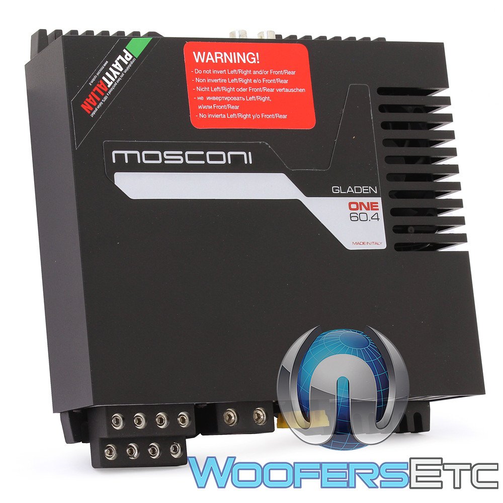 MosconiONE 60.4 4-Channel 4 x 60W RMS Amplifier