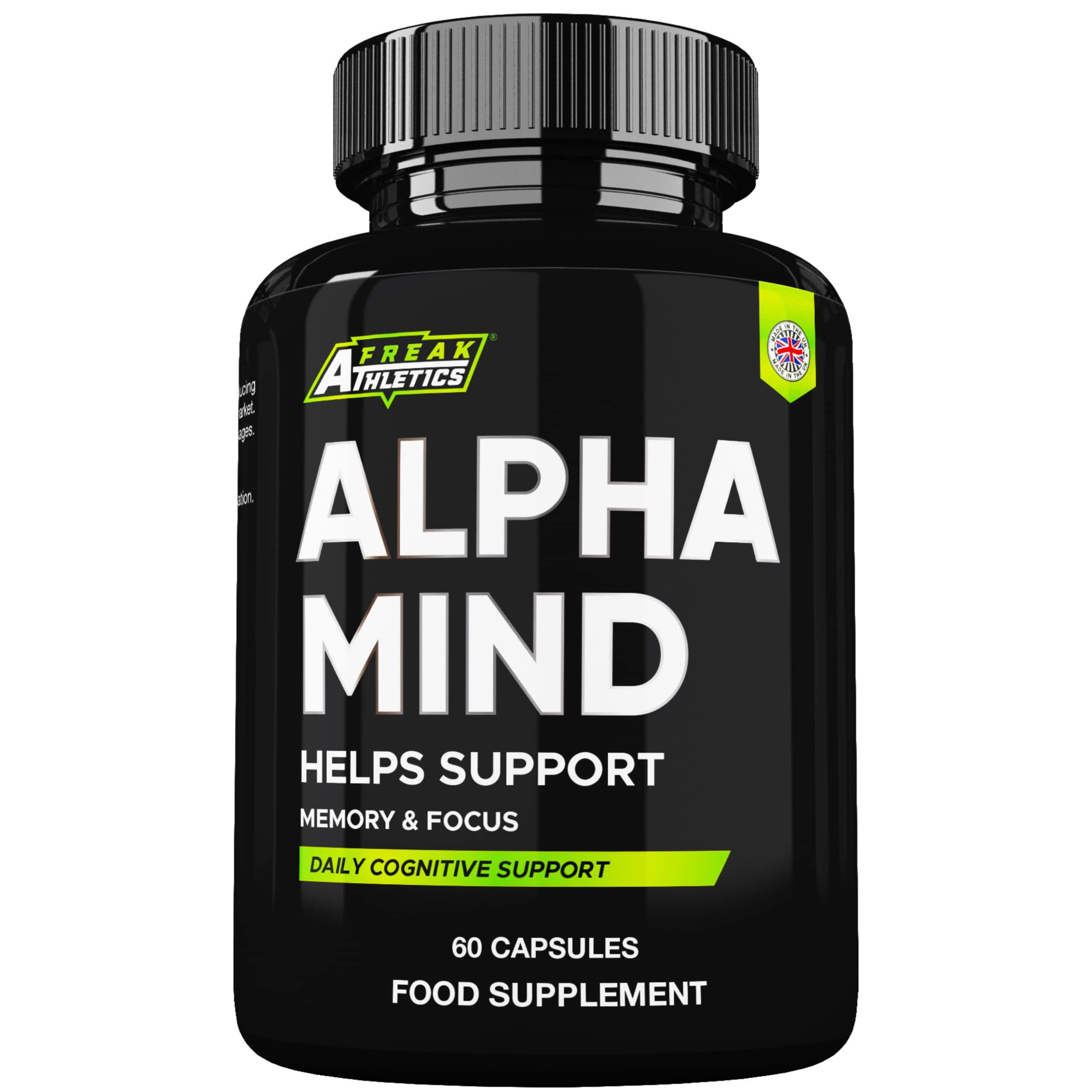 Alpha Mind Nootropic - Stimulant Free No Caffeine - Brain & Cognitive Support - Boost Energy, Focus and Mental Performance