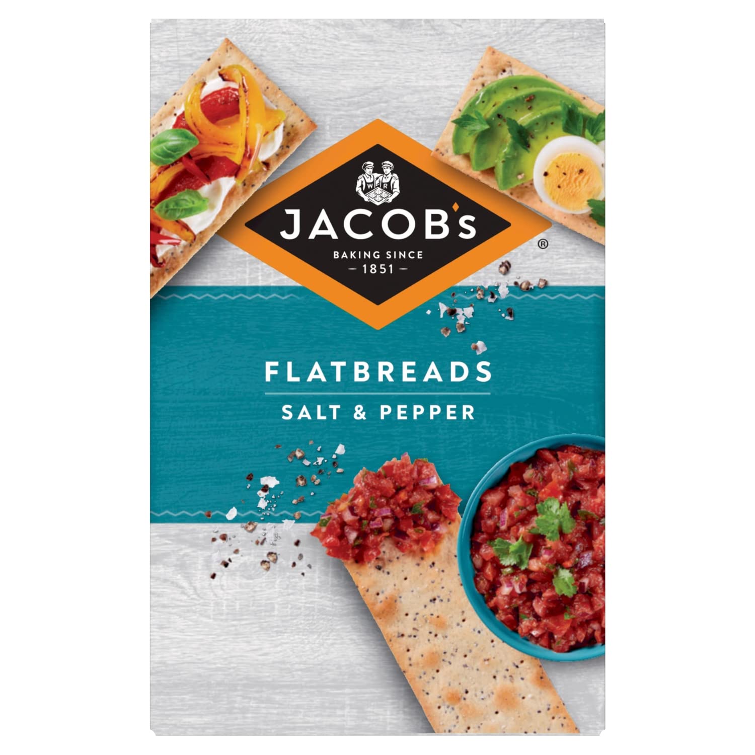 Jacob's Flatbreads Salt and Pepper