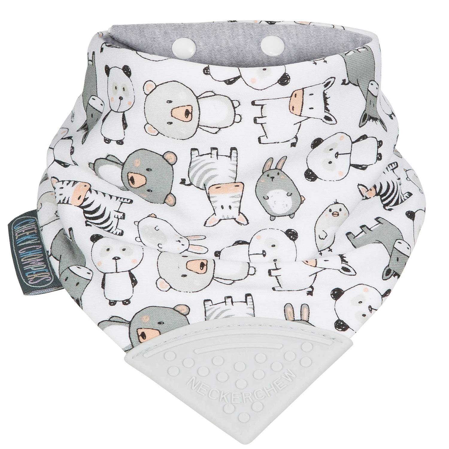 Cheeky Chompers, Neckerchew, Panda Pals - Bandana Teething Dribble Bib