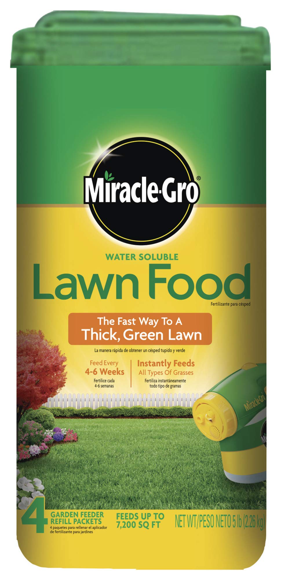 Miracle-GroWater Soluble Lawn Food, 5 lb.