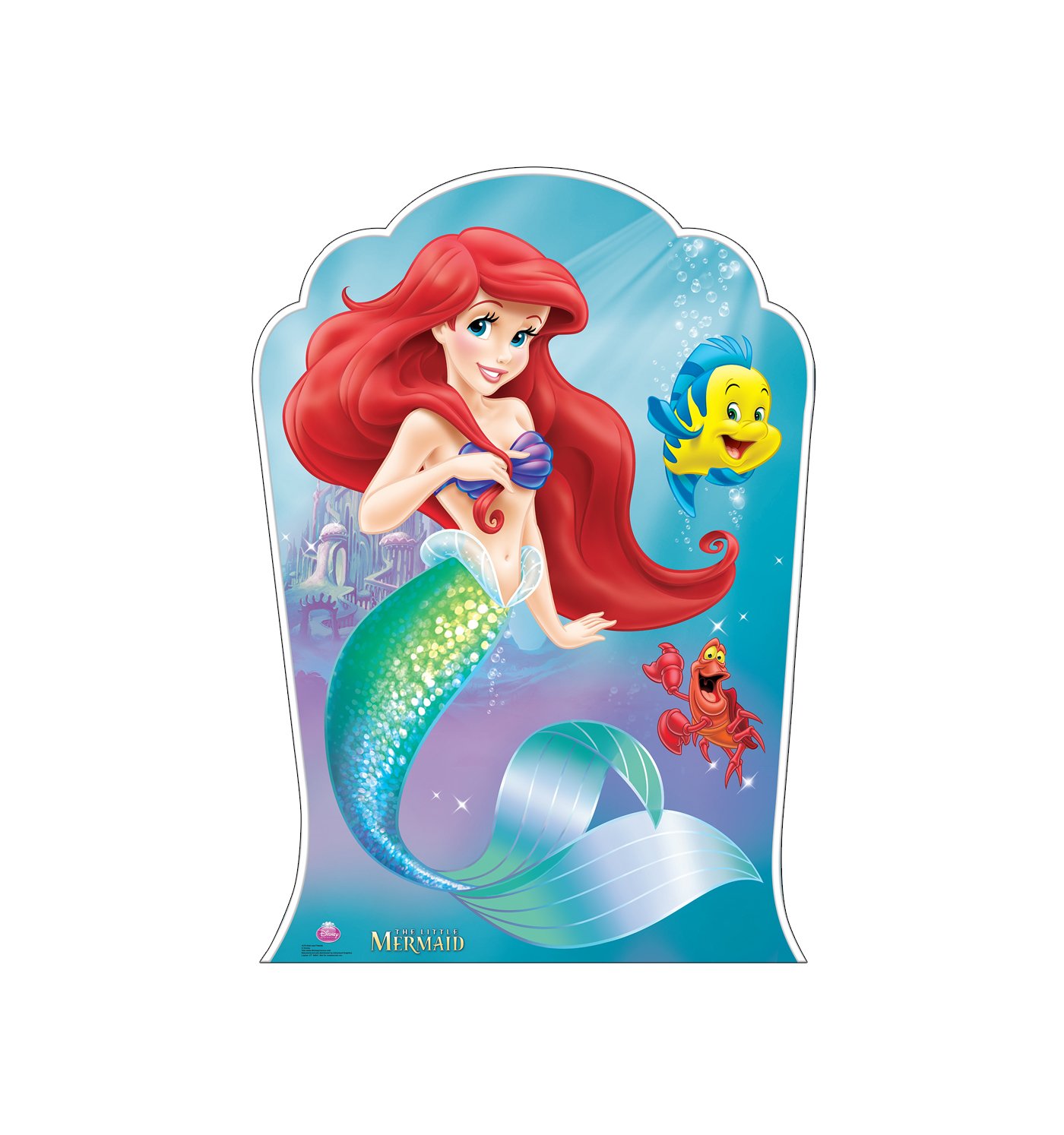 Cardboard PeopleAriel and Friends Life Size Cardboard Cutout Standup - Disney's The Little Mermaid