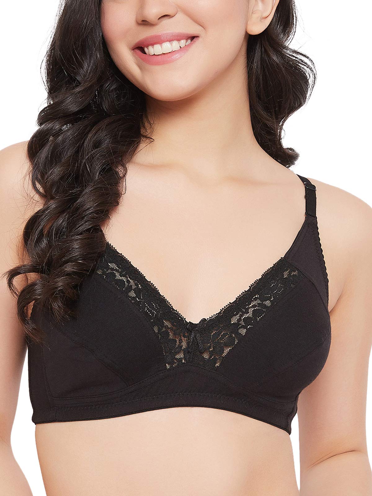 CloviaWomen's Cotton Non-Padded Non-Wired Full Cup Bra