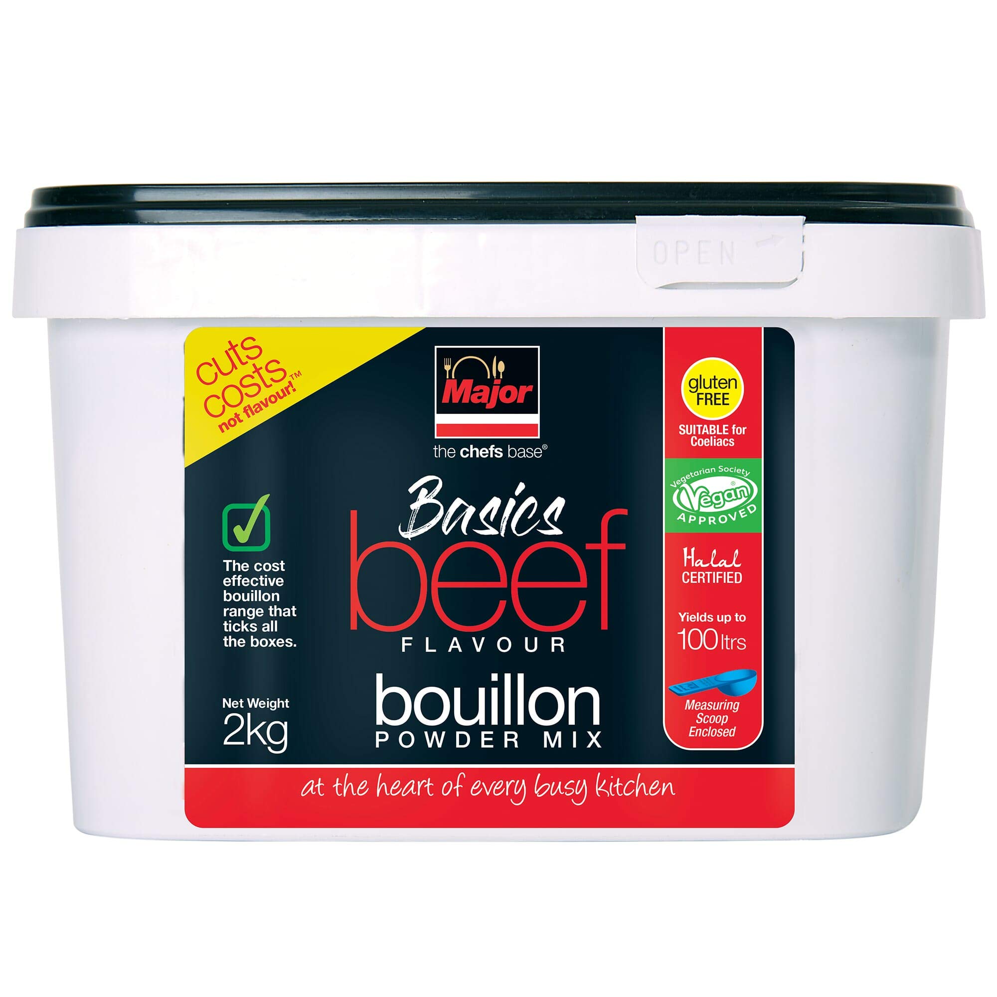 Major Gluten Free Basic Beef Boullion - 1x2kg