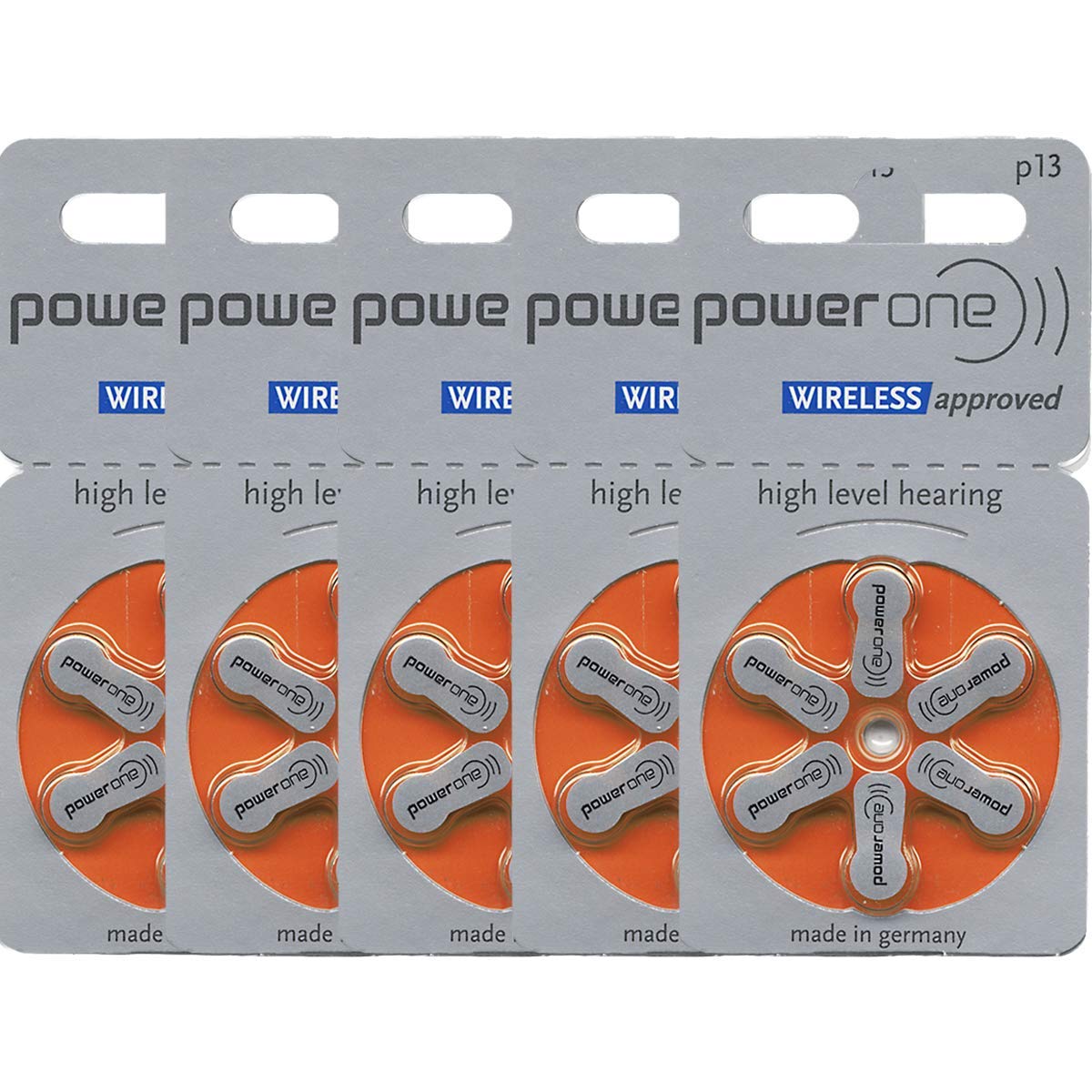 Power OneHearing Aid Batteries (30 x Size p13)