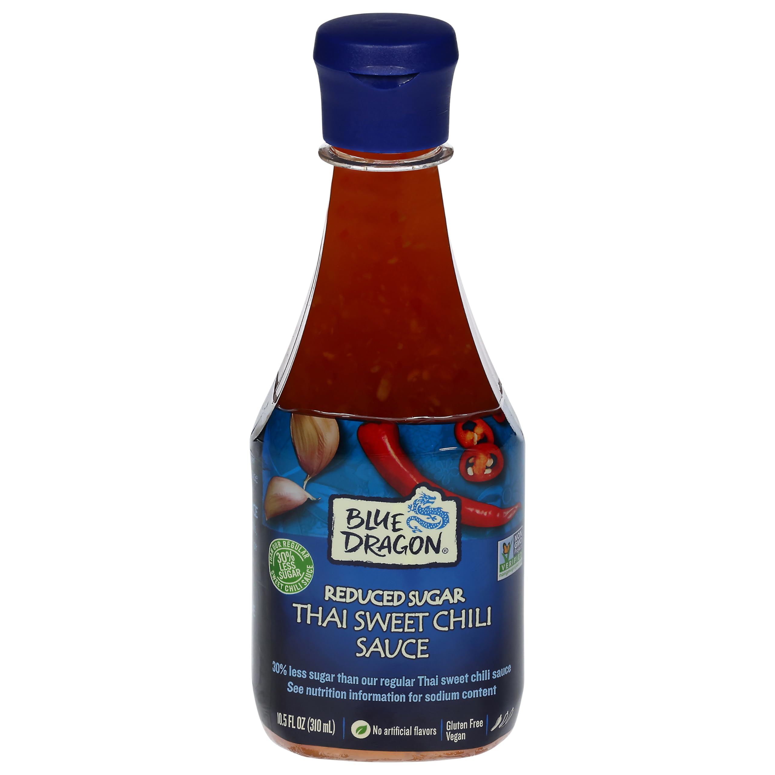 Blue DragonThai Sweet Chili Sauce Reduced Sugar, 10.5 Fl Oz