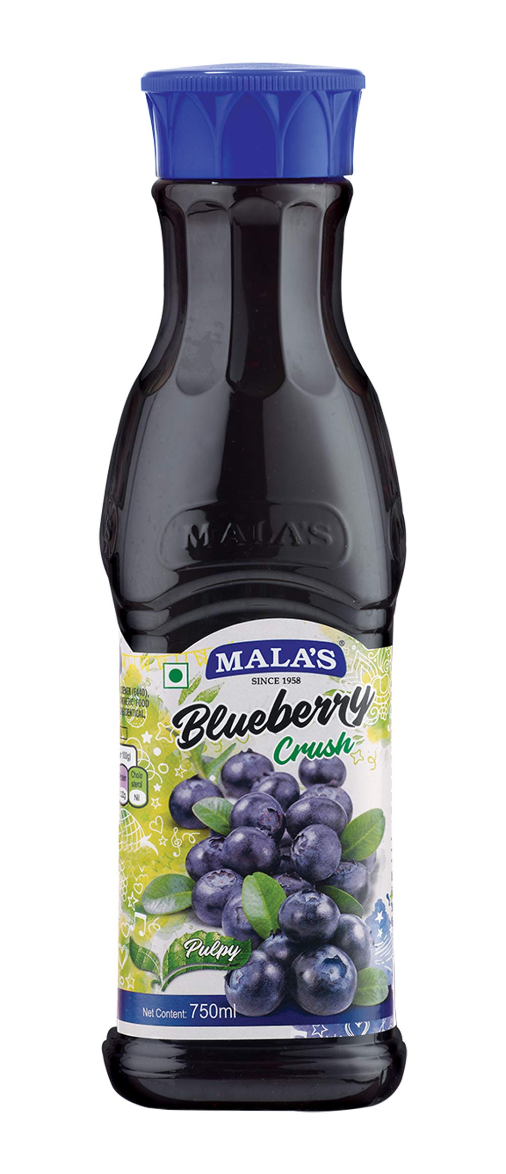 Bakers King Mala's Blueberry Crush, 750 Ml