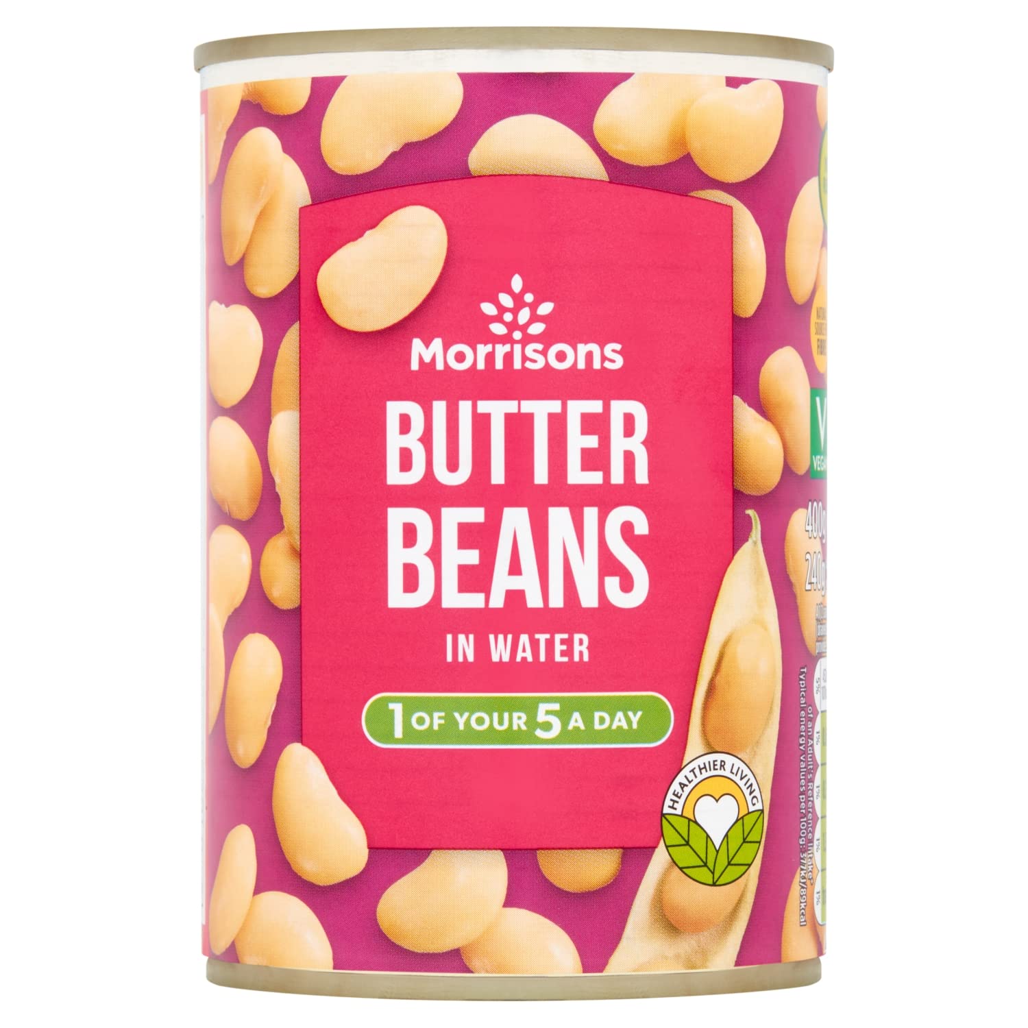 Morrisons Butter Beans in Water 400g