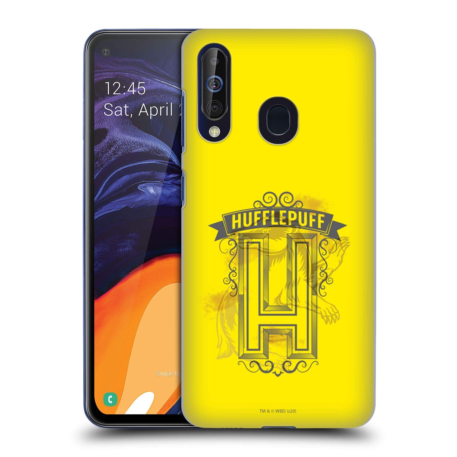 Head Case Designs Officially Licensed Harry Potter Hufflepuff 2 Deathly Hallows XVIII Hard Back Case Compatible With Samsung Galaxy A60 / M40 2019