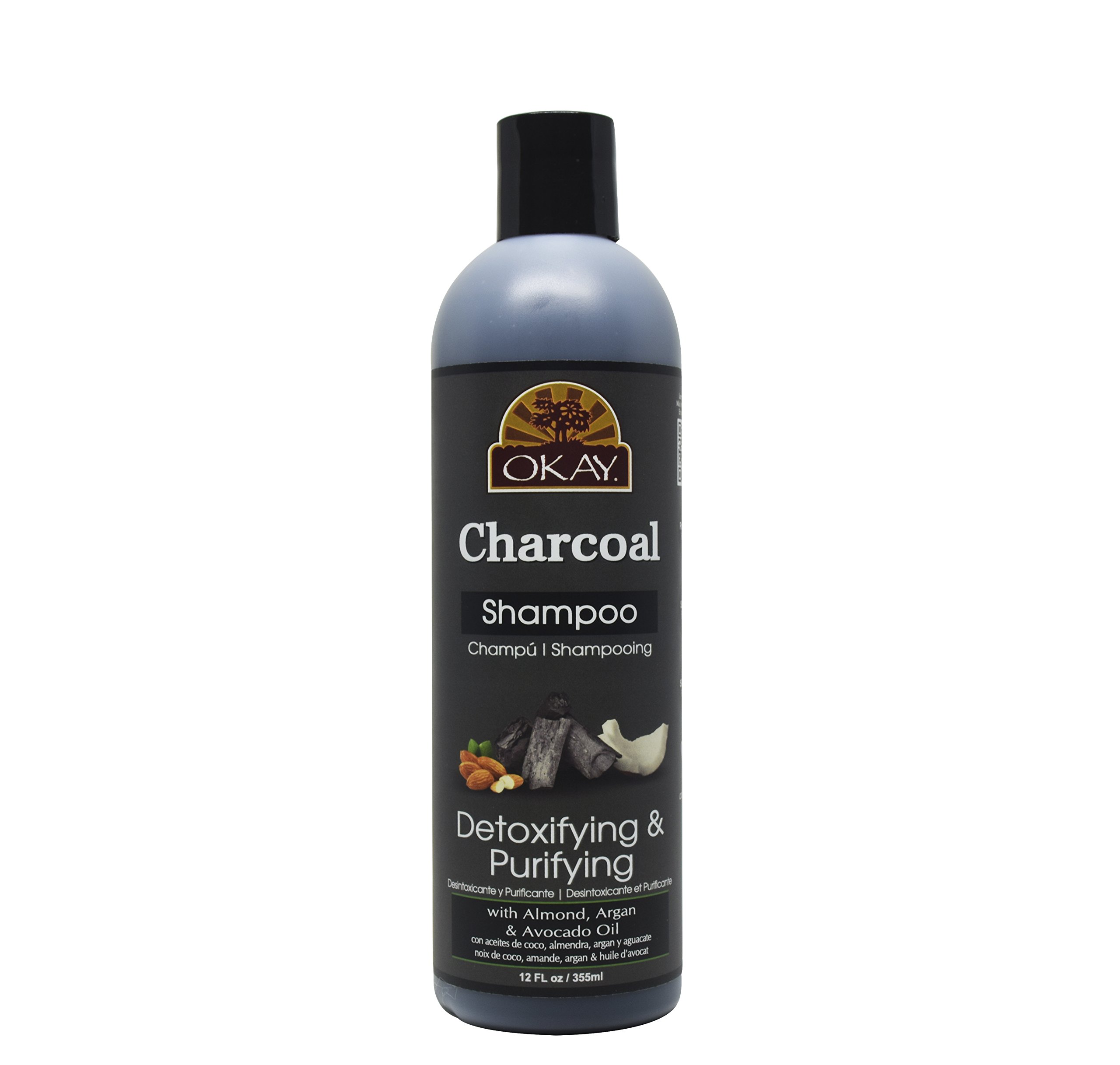 OkayCharcoal Detoxifying& PurifyingShampoo, 12Oz