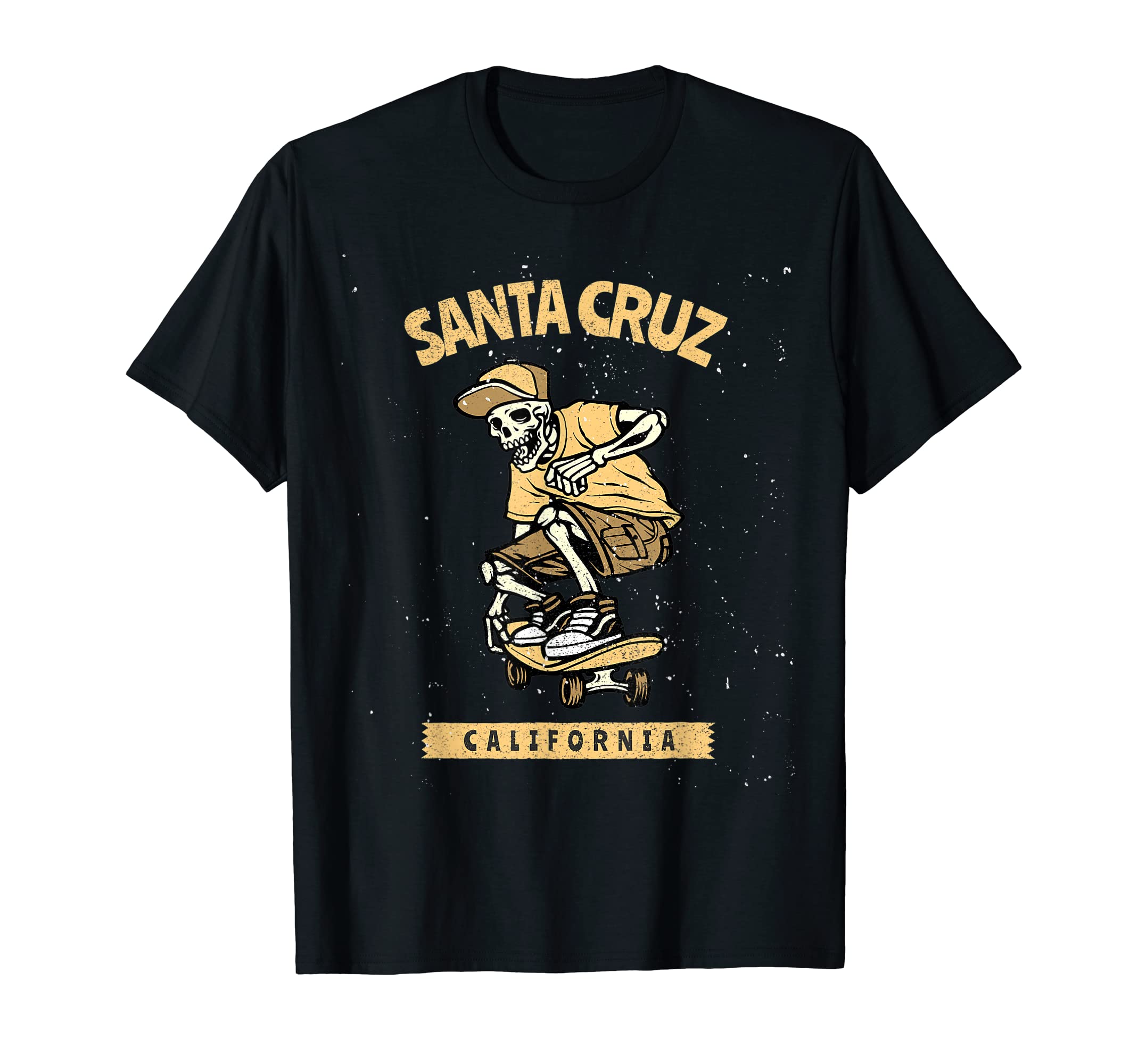 Santa Cruz CaliforniaOld School Skater Santa Cruz California T-Shirt