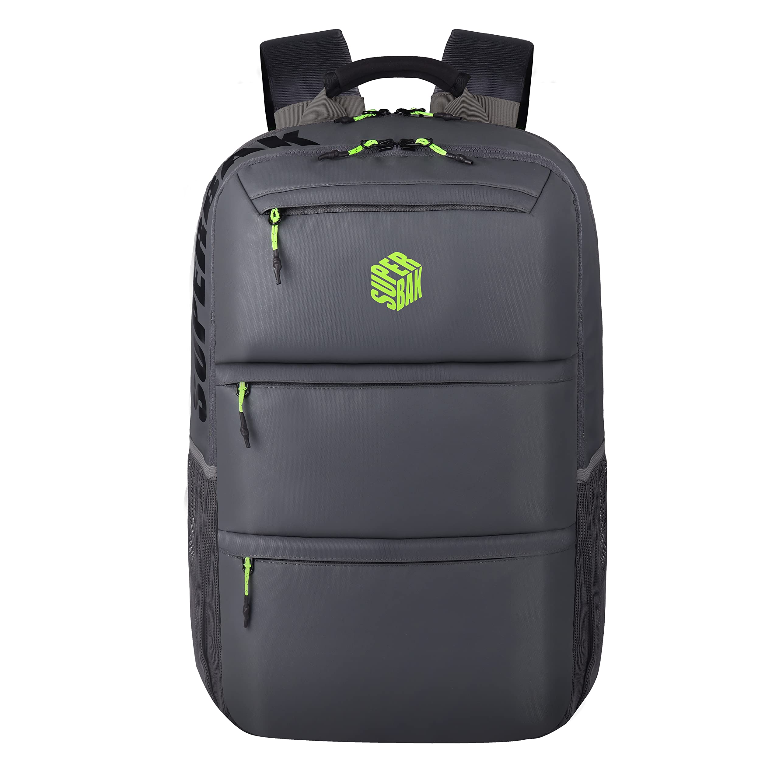 SUPERBAKEpic 30L Medium Anti theft Water Rsistant Laptop Backpack/Office Bag for Men/Women (Grey-Green)