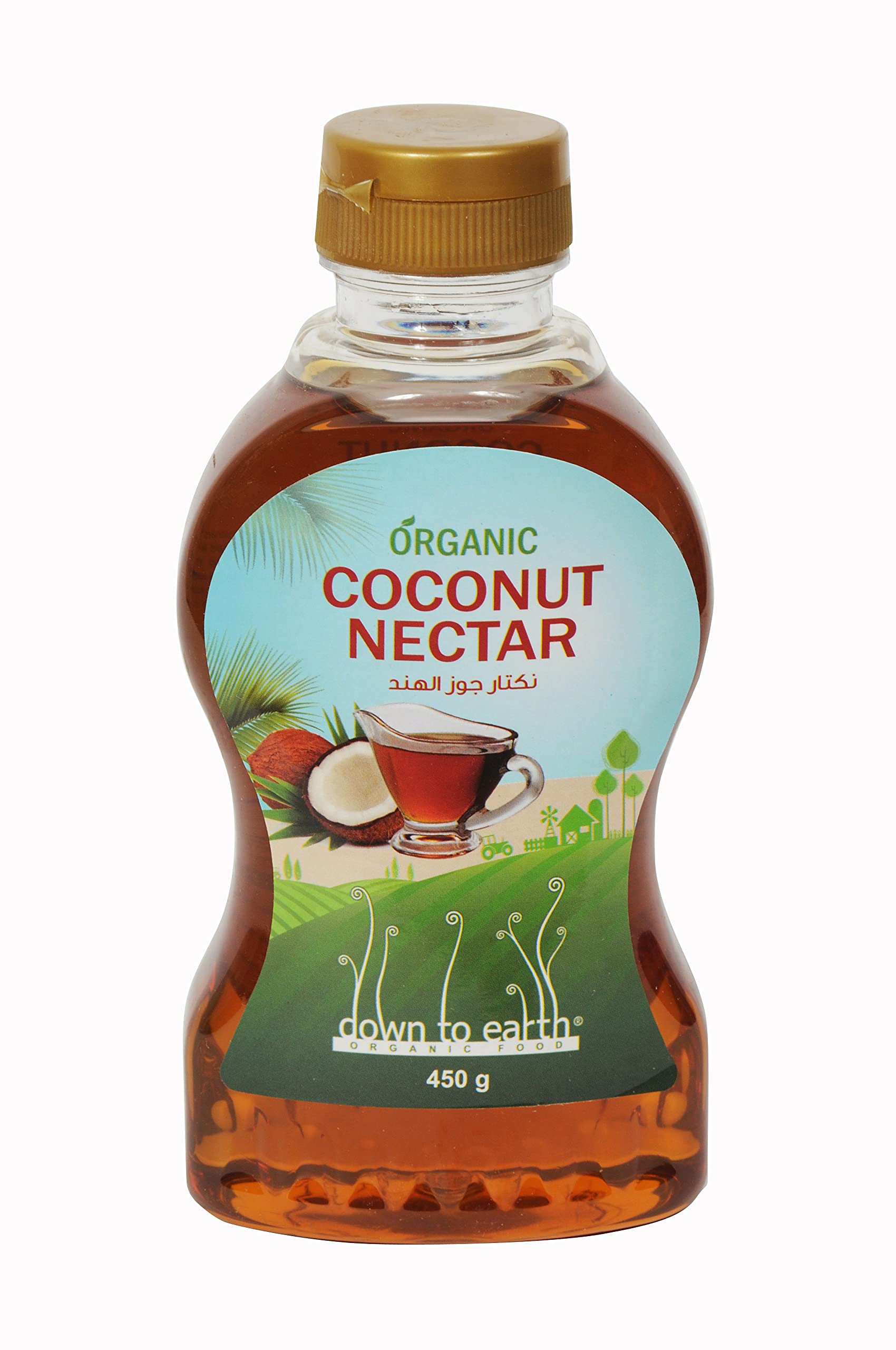 down to earth Organic Food Coconut Nectar Syrup Mouth watering Sugar Free Coconut Healthy & Tasty Coconut Syrup Drink 450g