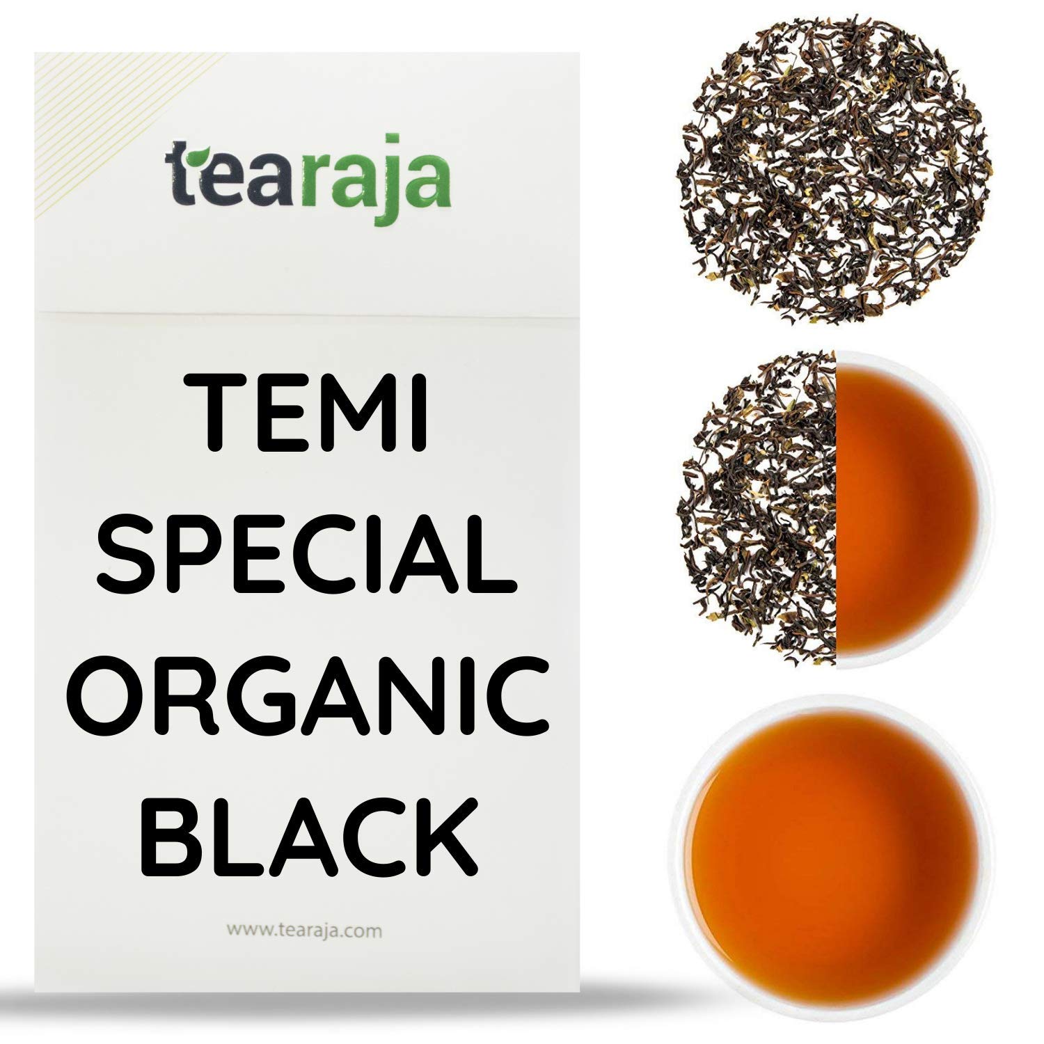 TeaRaja Temi Organic Black Tea 100 Gms (Unblended Tea from Temi Tea Estate)