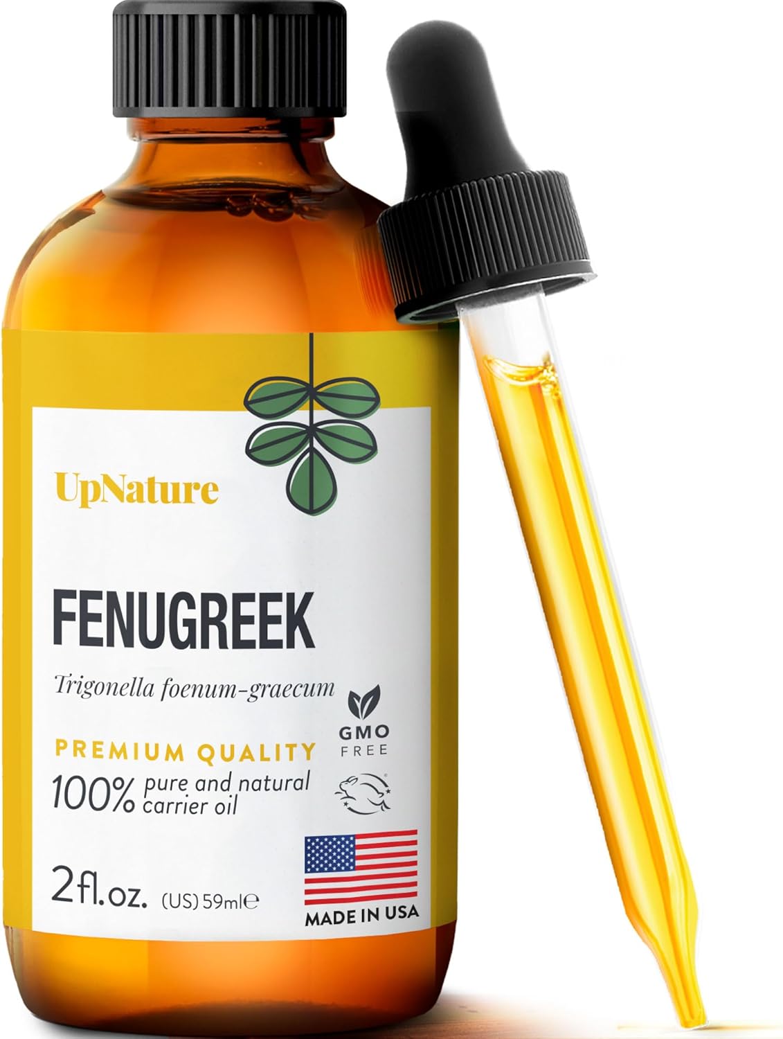 UpNature Fenugreek Oil - 100% Pure Fenugreek Seed Extract Essential Oil