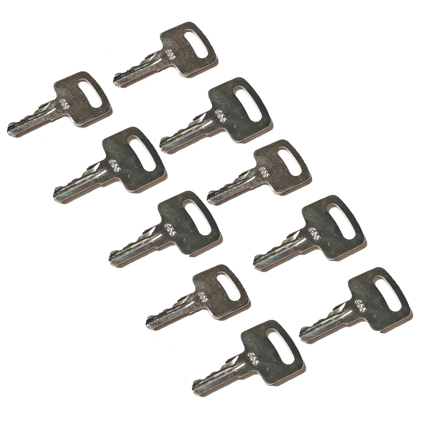 JEENDA (10) Ignition Keys 455 for Scissor Lift Boom Lifts Genie Skyjack Terex Snorkel Manlift Upright