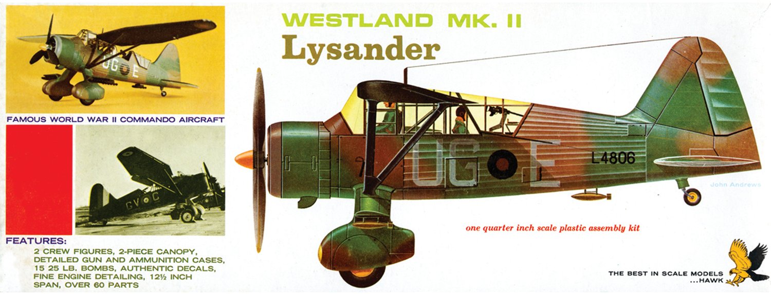 Lindberg - Westland Lysander, 1:48 (HL410)