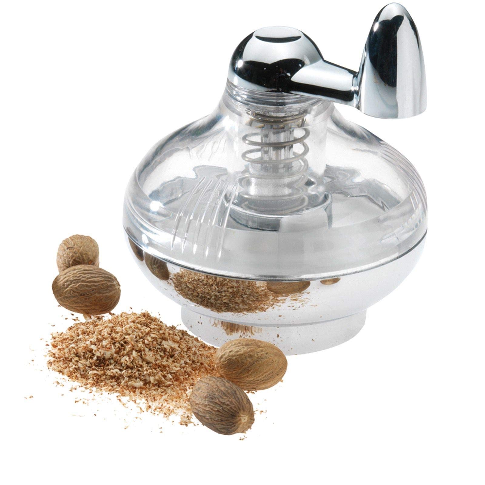 Westmark Nut Meg Grinder, 3.3 x 3.1 x 3.7 inches, Clear