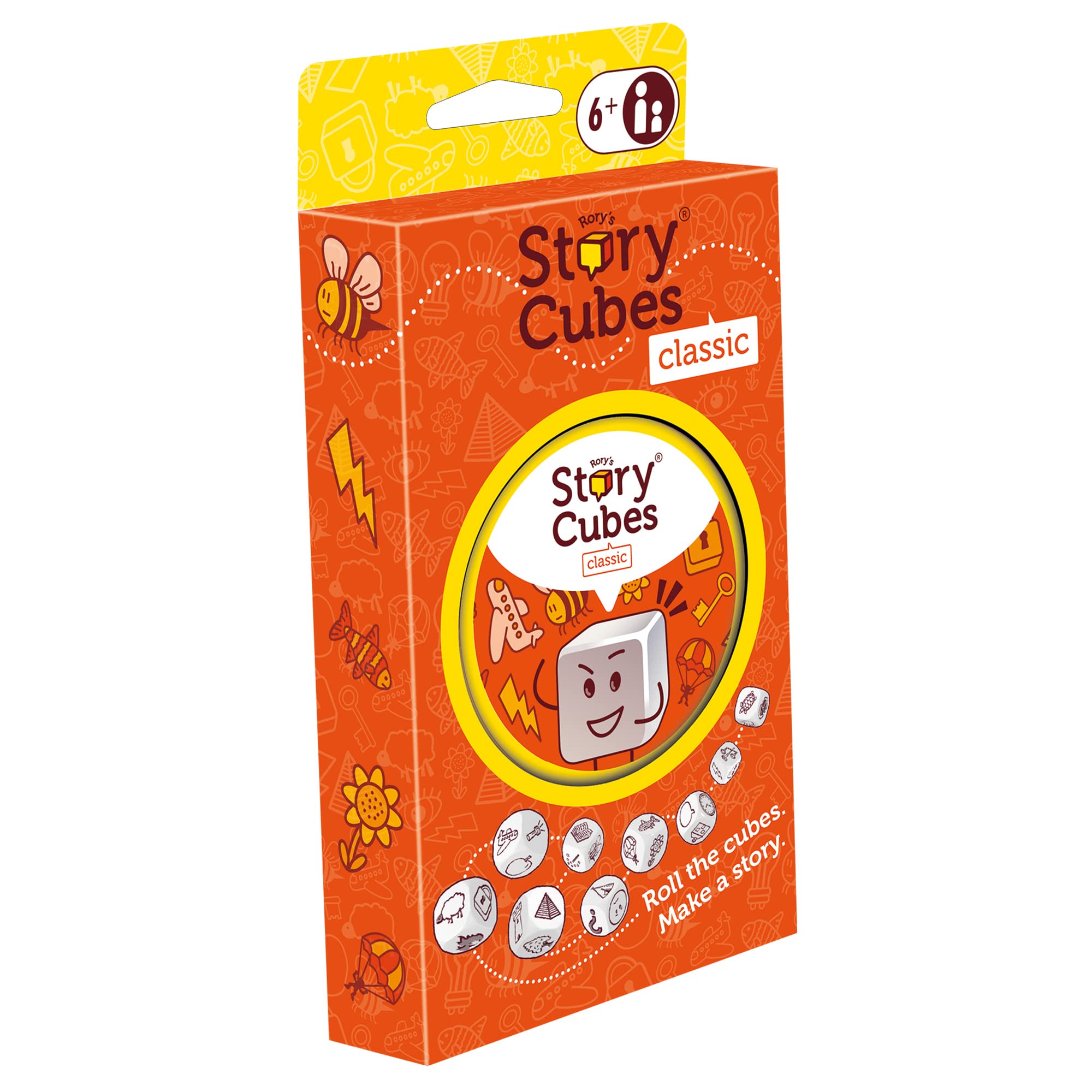 Rory's Story Cubes (Eco-Blister) | Storytelling Game for Kids and Adults | Fun Family Game | Creative | Ages 6 and up | 1+ Players | Average Playtime 10 Minutes | Made by Zygomatic