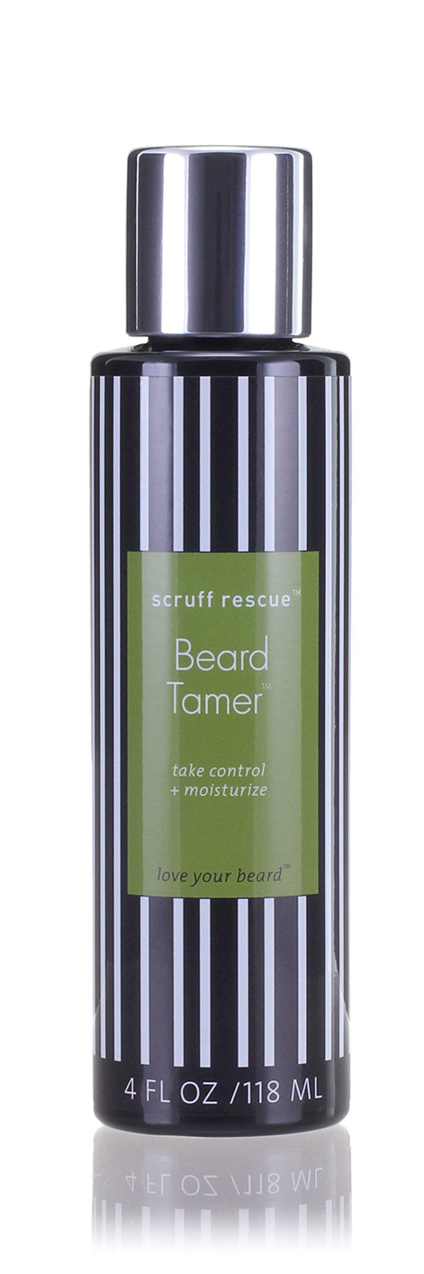 Scruff Rescue Beard Tamer, Conditioning Balm for Control of Coarse, Unruly or Prickly Whiskers and Nourishing Underlying Skin. Rich Not Greasy. Masculine Wood and Citrus Aroma Doesn’t Linger, 4 oz