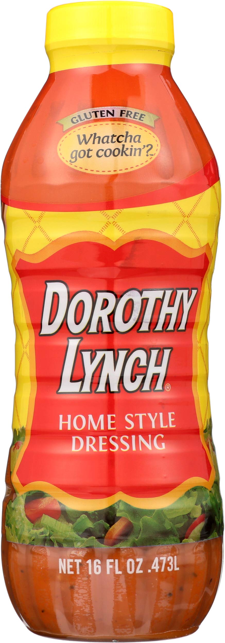 Dorothy Lynch Salad Dressing | Sweet & Spicy | Thick & Creamy | Salads, Dips, Sauces, & Marinades | French Style Condiment | Tangy | Gluten Free | No Trans Fat | USA Made (Home Style, 16 oz (1 Pack))